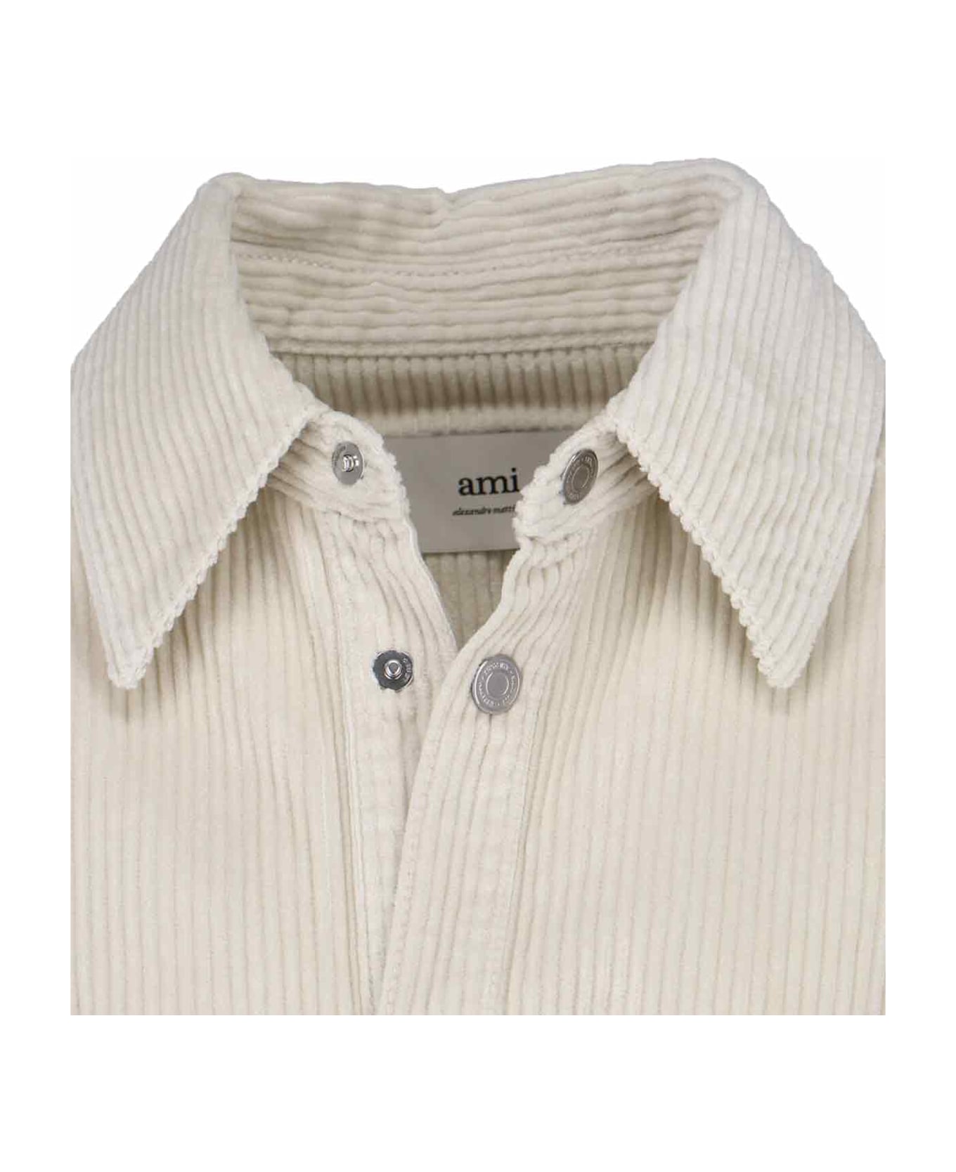 Ami Alexandre Mattiussi Corduroy Shirt - White