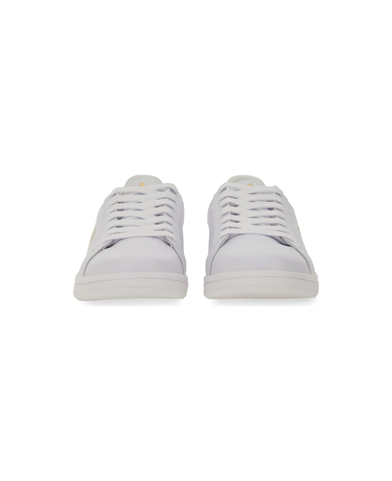 Fred Perry Sneaker With Logo - WHITE