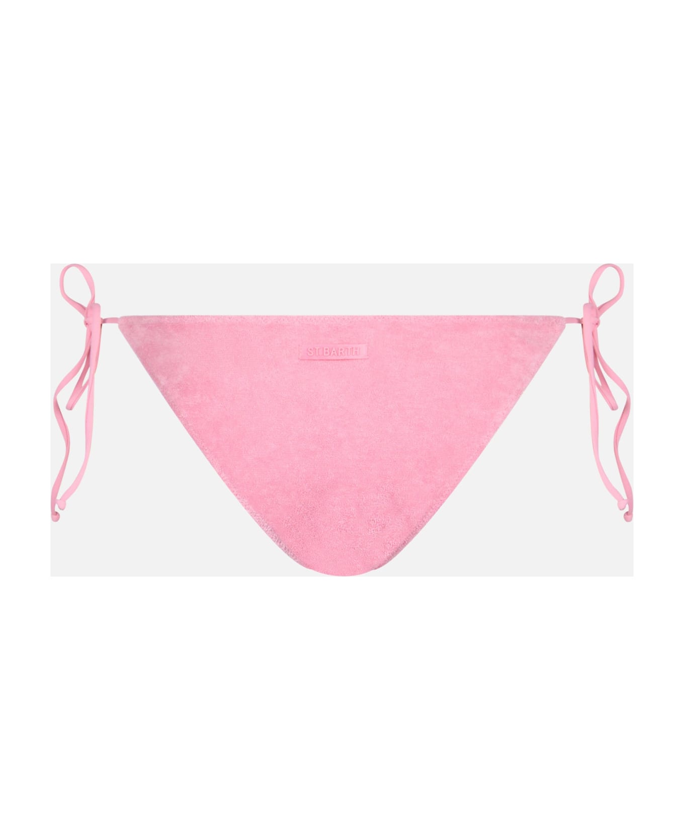 MC2 Saint Barth Woman Terry Cotton Classic Swim Briefs Virgo - PINK