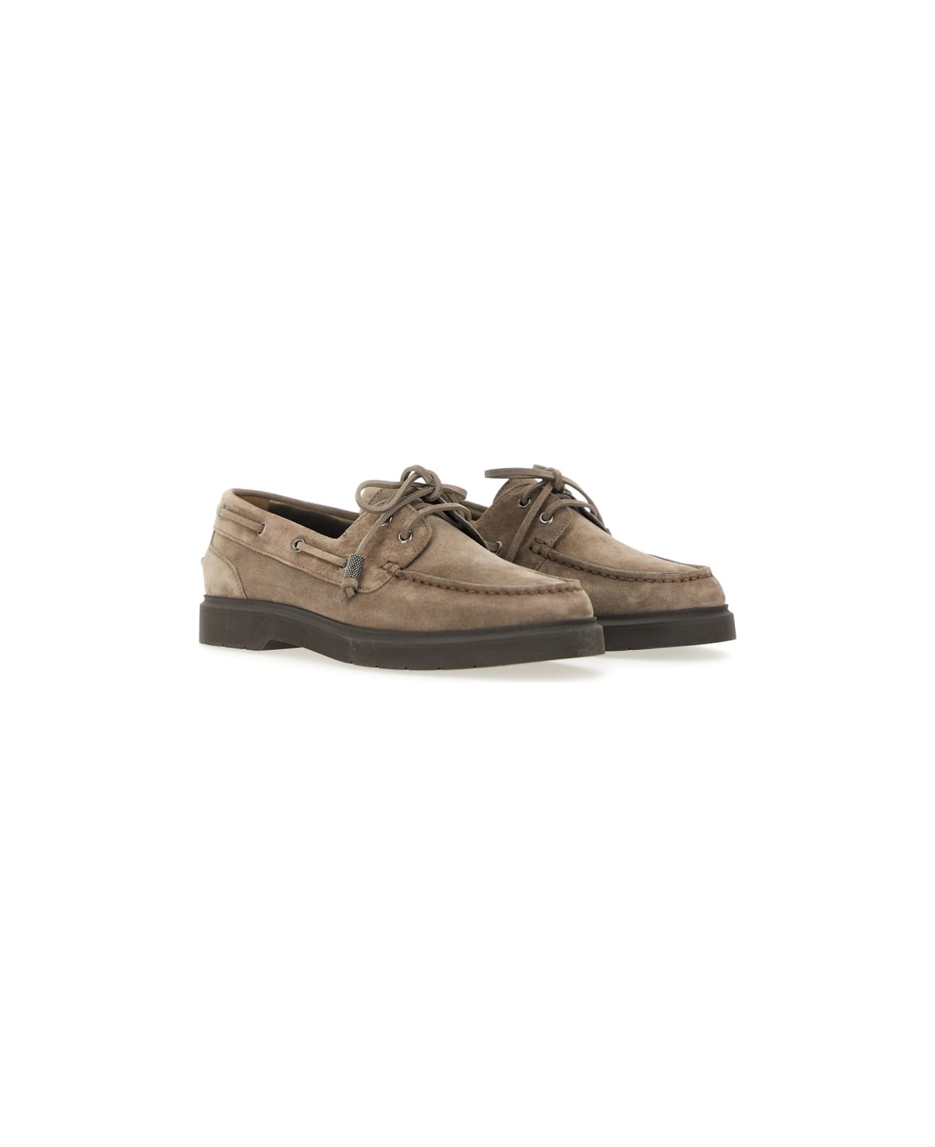 Brunello Cucinelli "penny Sail" Loafer - BROWN