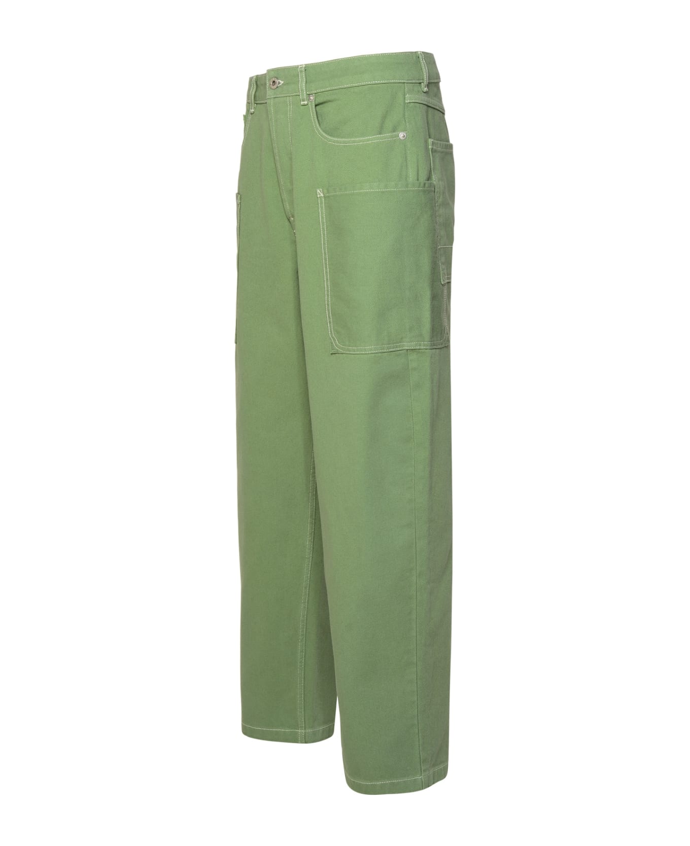 Kenzo Cotton Pants - Green