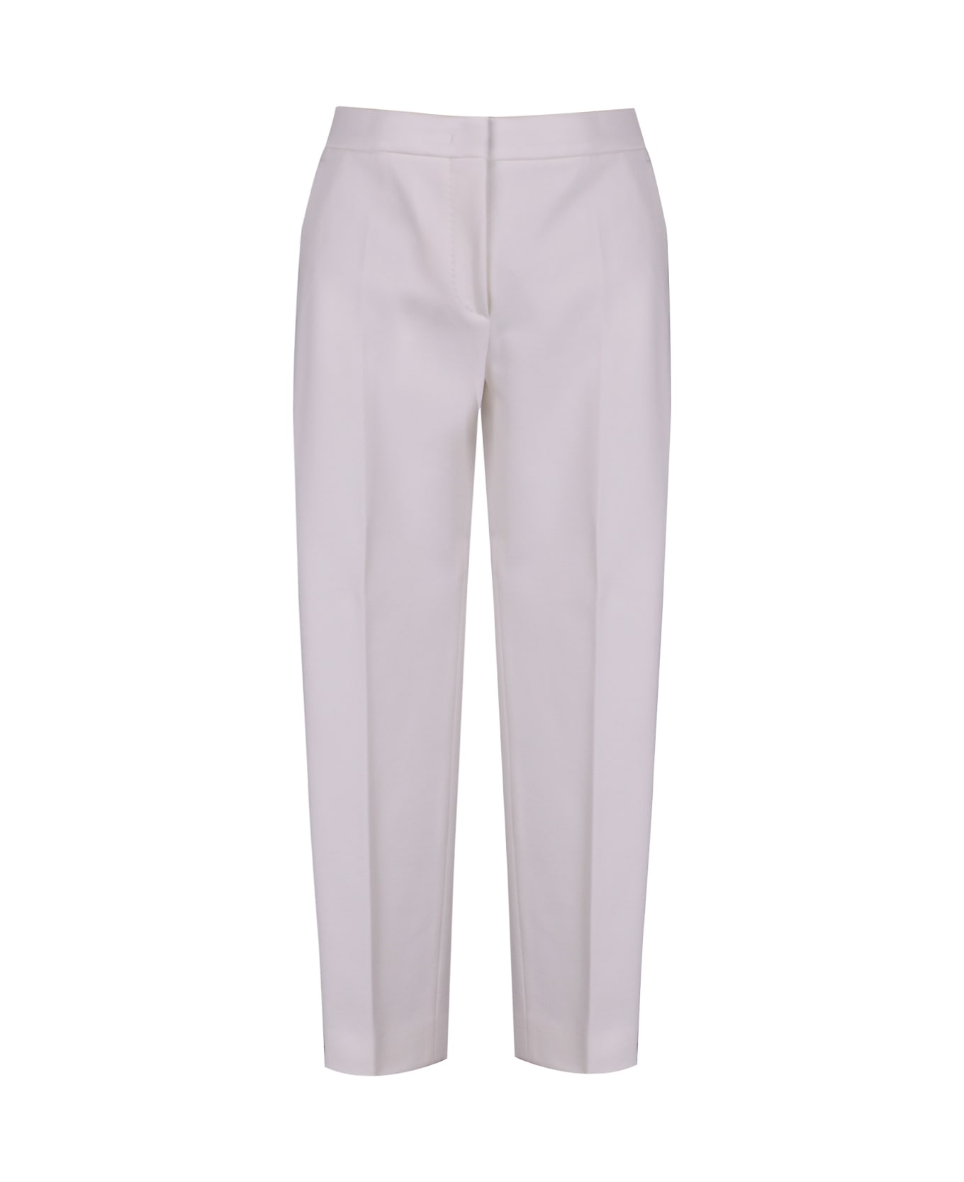 Max Mara Pegno Jersey Trousers - White