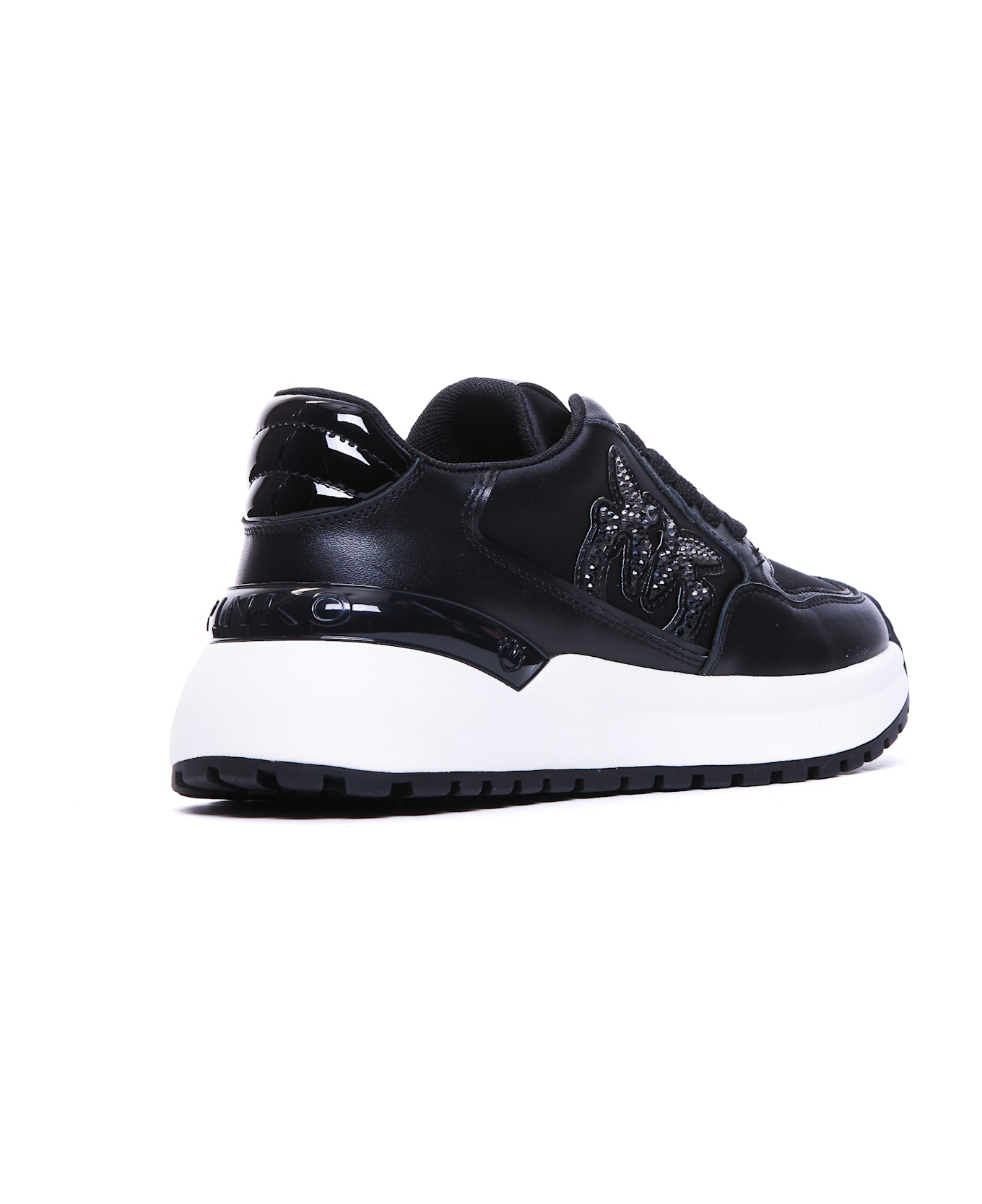 Pinko Gem Sneakers - Black