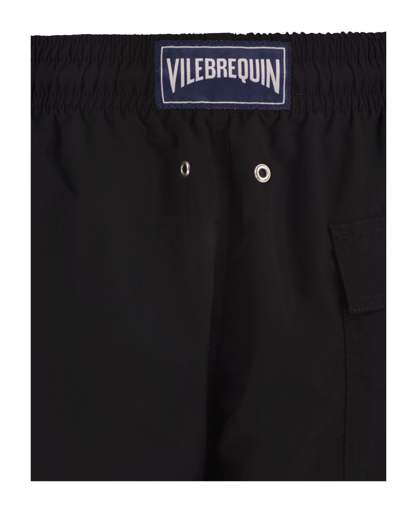 Vilebrequin Plain-coloured Beach Shorts - Black