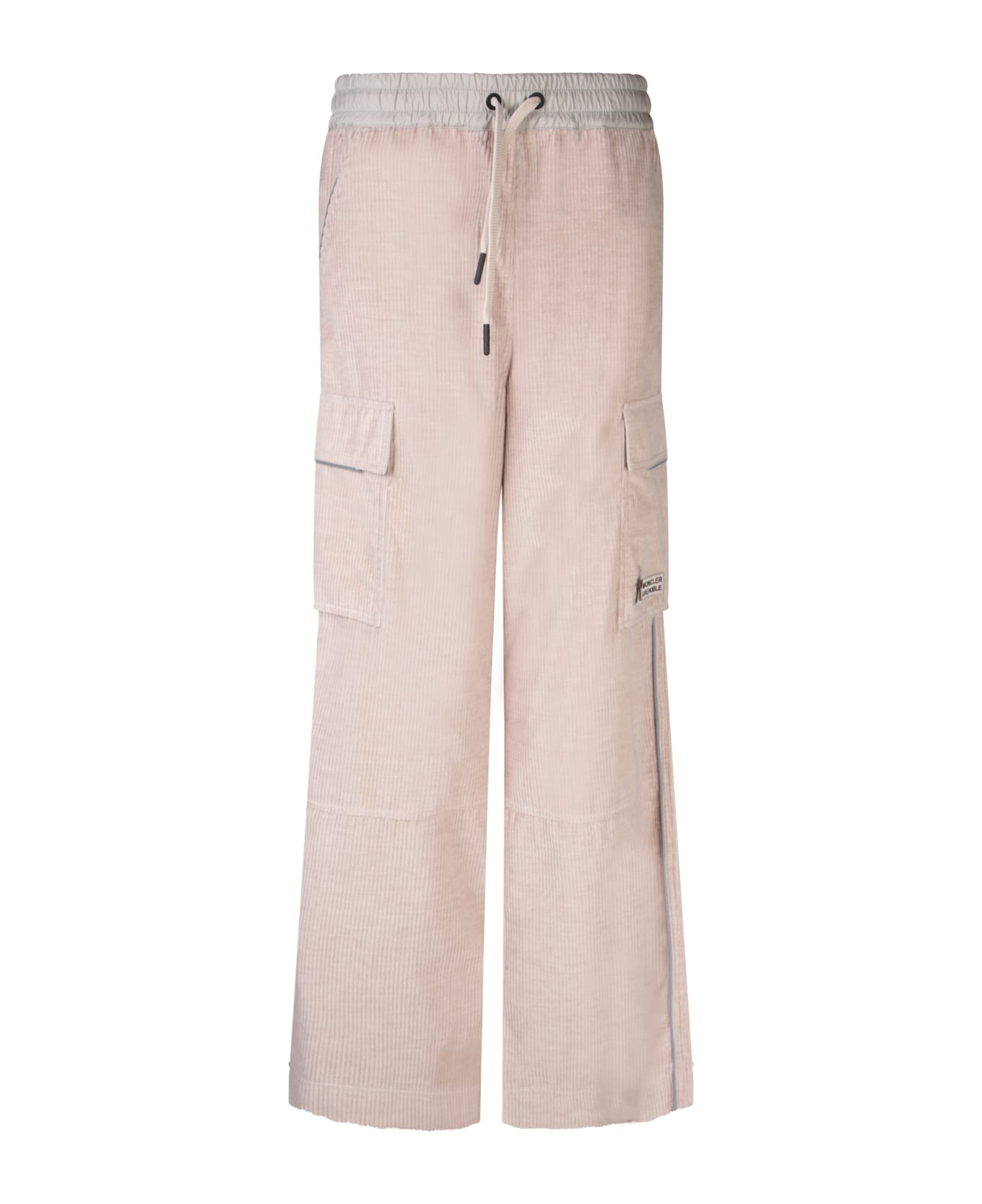 Moncler Grenoble Beige Elastic Waistband Sweatpants - Pink