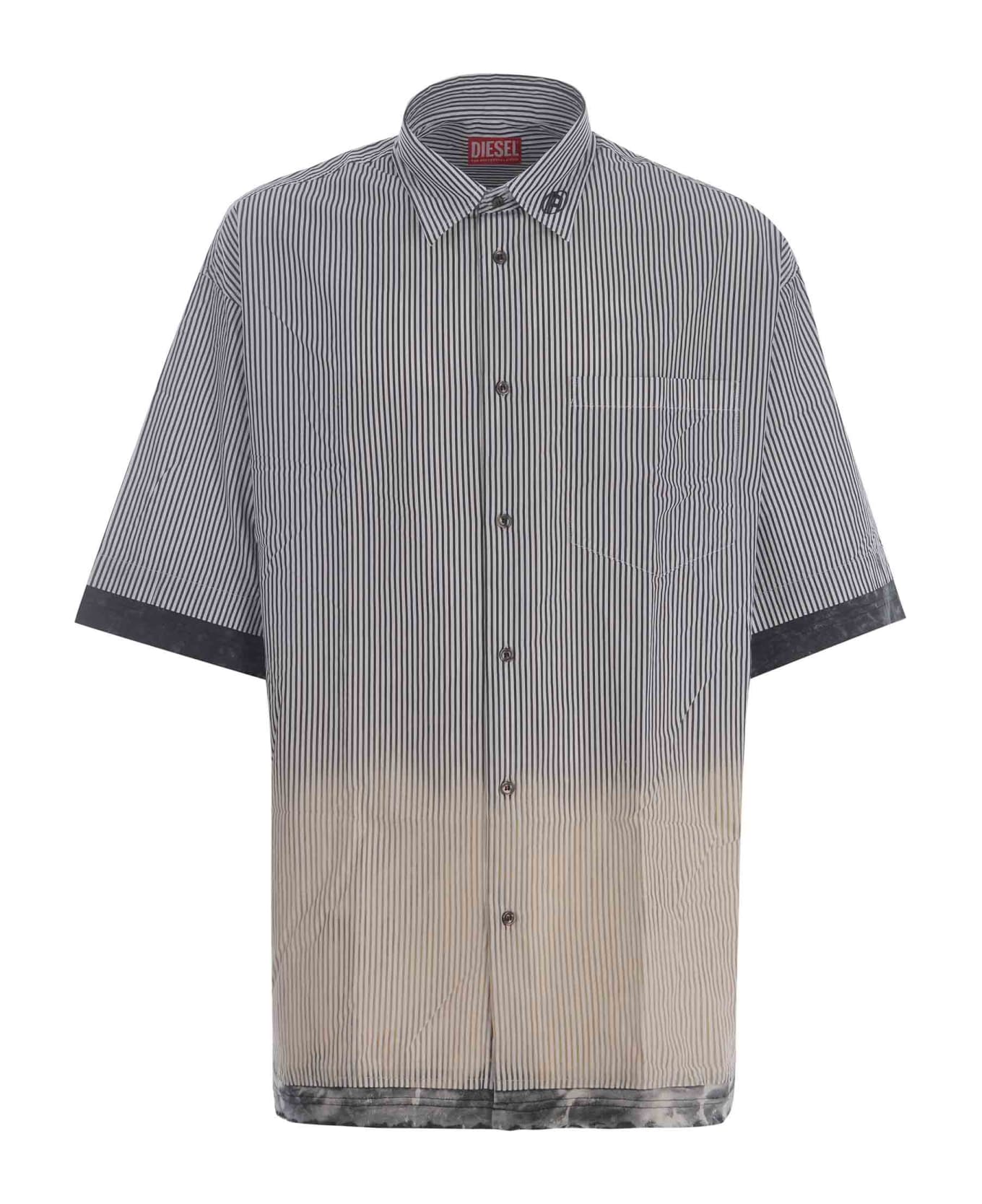 Diesel Camicia Diesel "trax" Made Of Cotton - Bianco