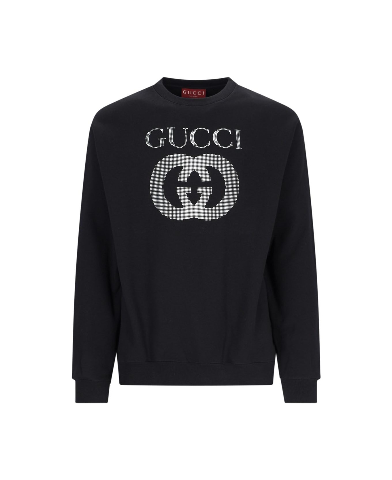 Gucci Logo Crewneck Sweatshirt - Black Mix