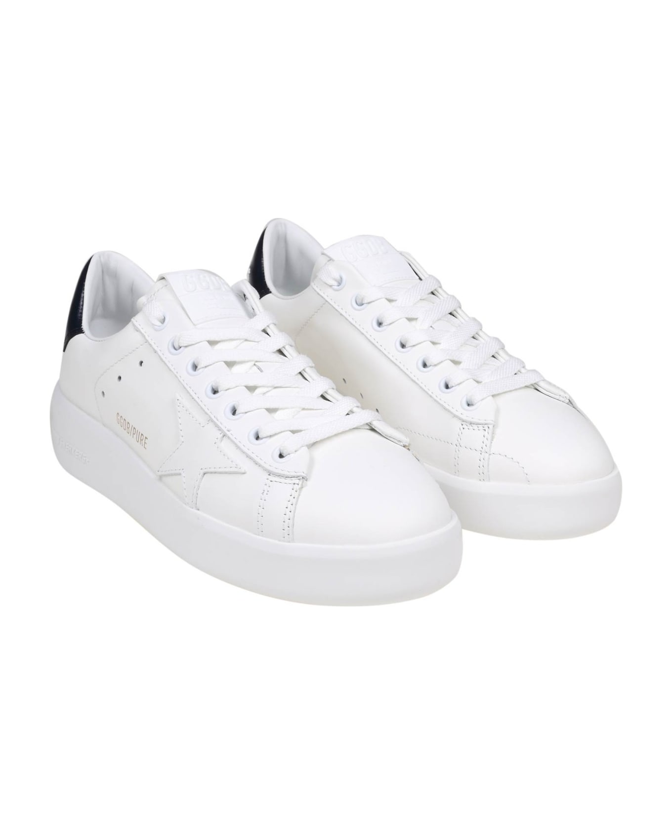 Golden Goose Pure Star Sneakers - White/blue