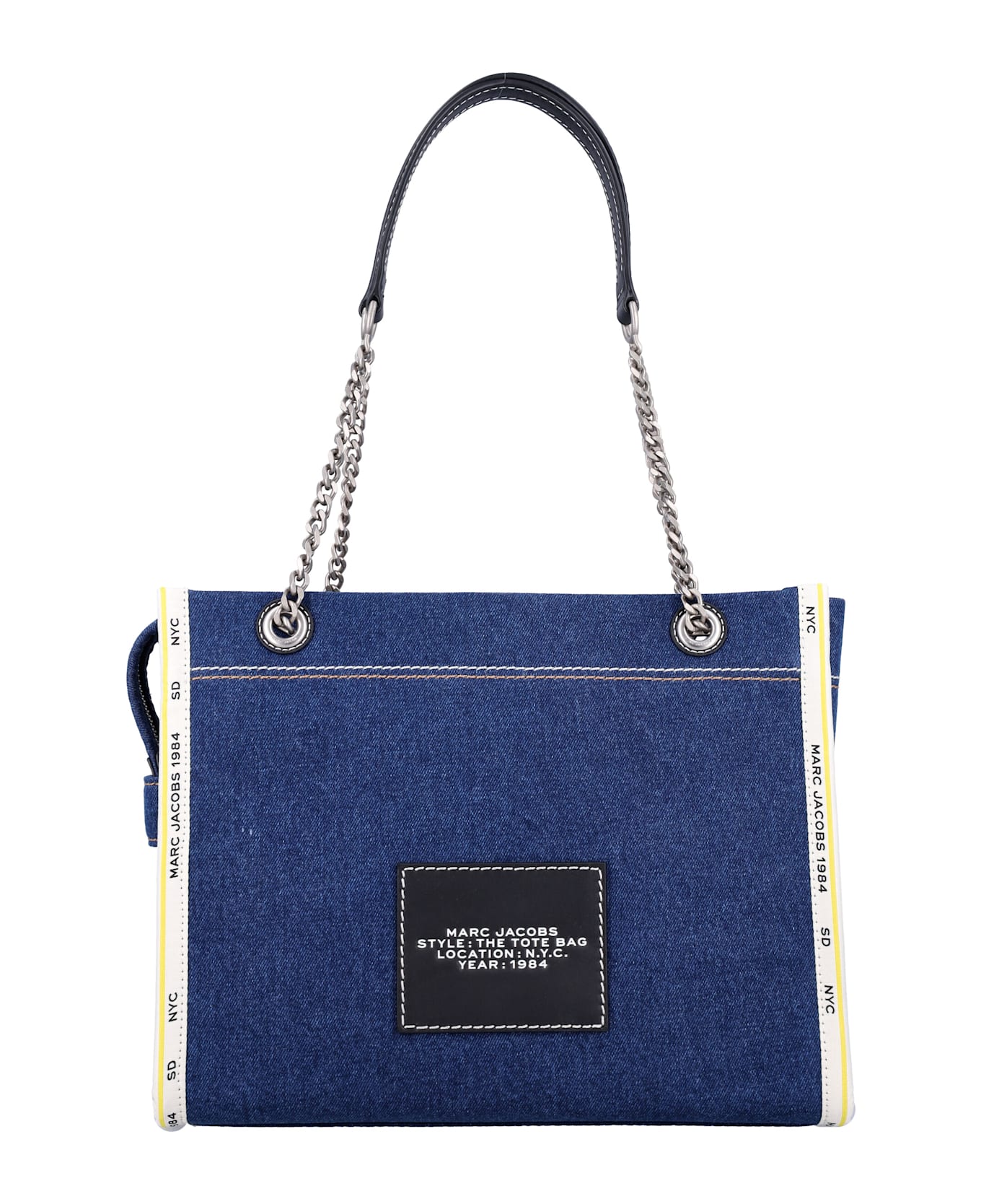 Marc Jacobs Medium 
tote
 Blue Denim Bag - DARK WASH
