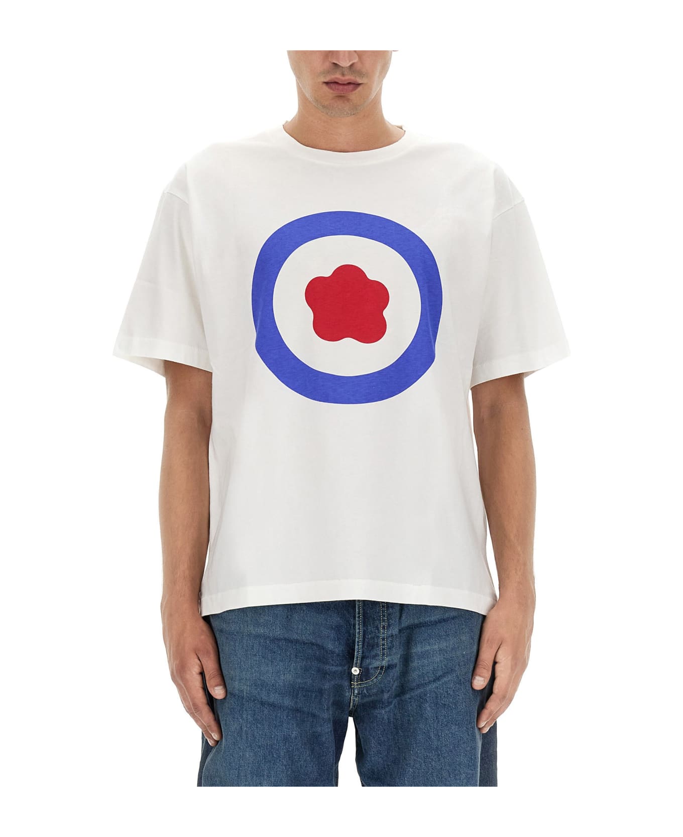 Kenzo Target Oversize T-shirt - WHITE