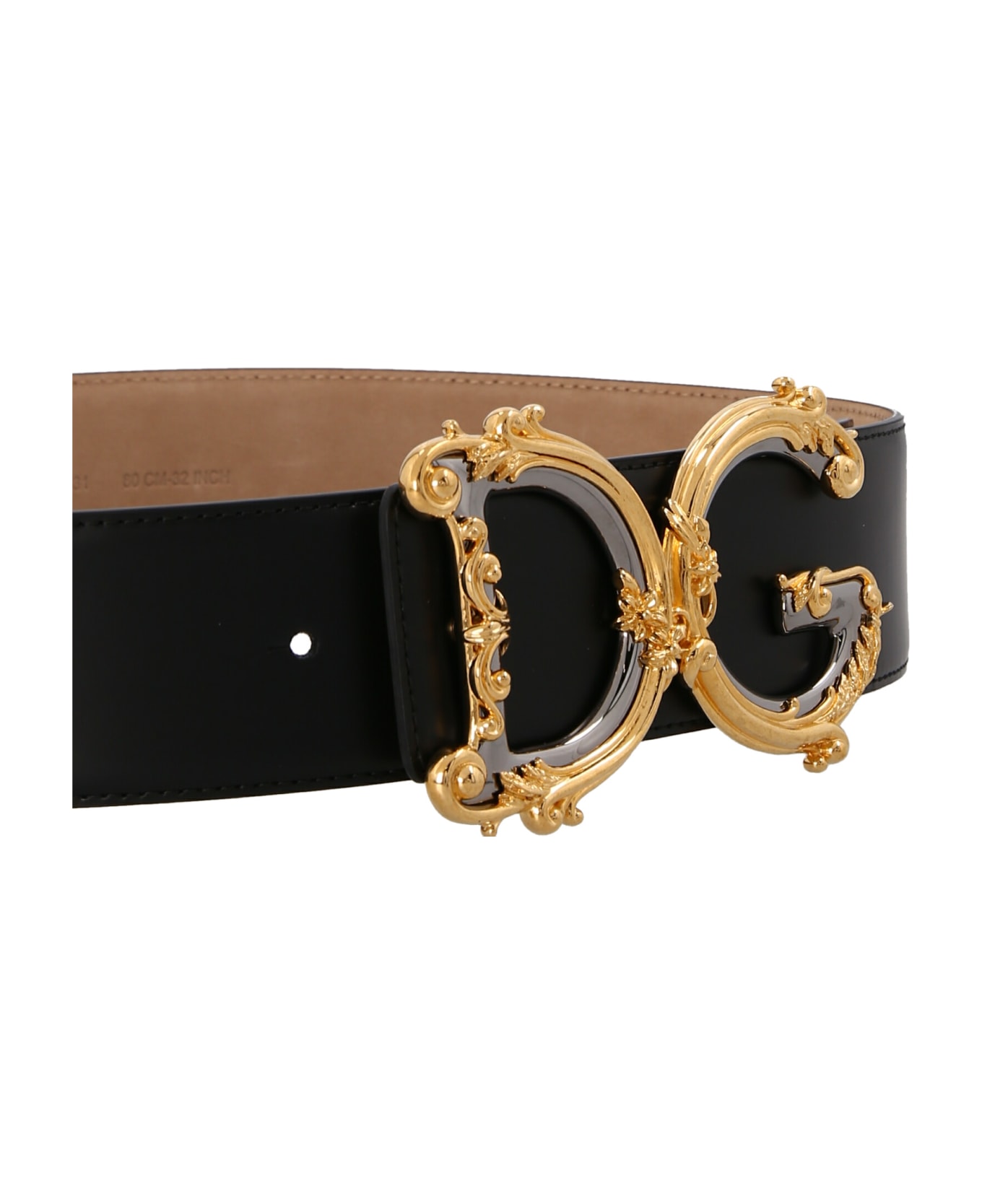 Dolce & Gabbana 'dg Barocco' Belt - Black