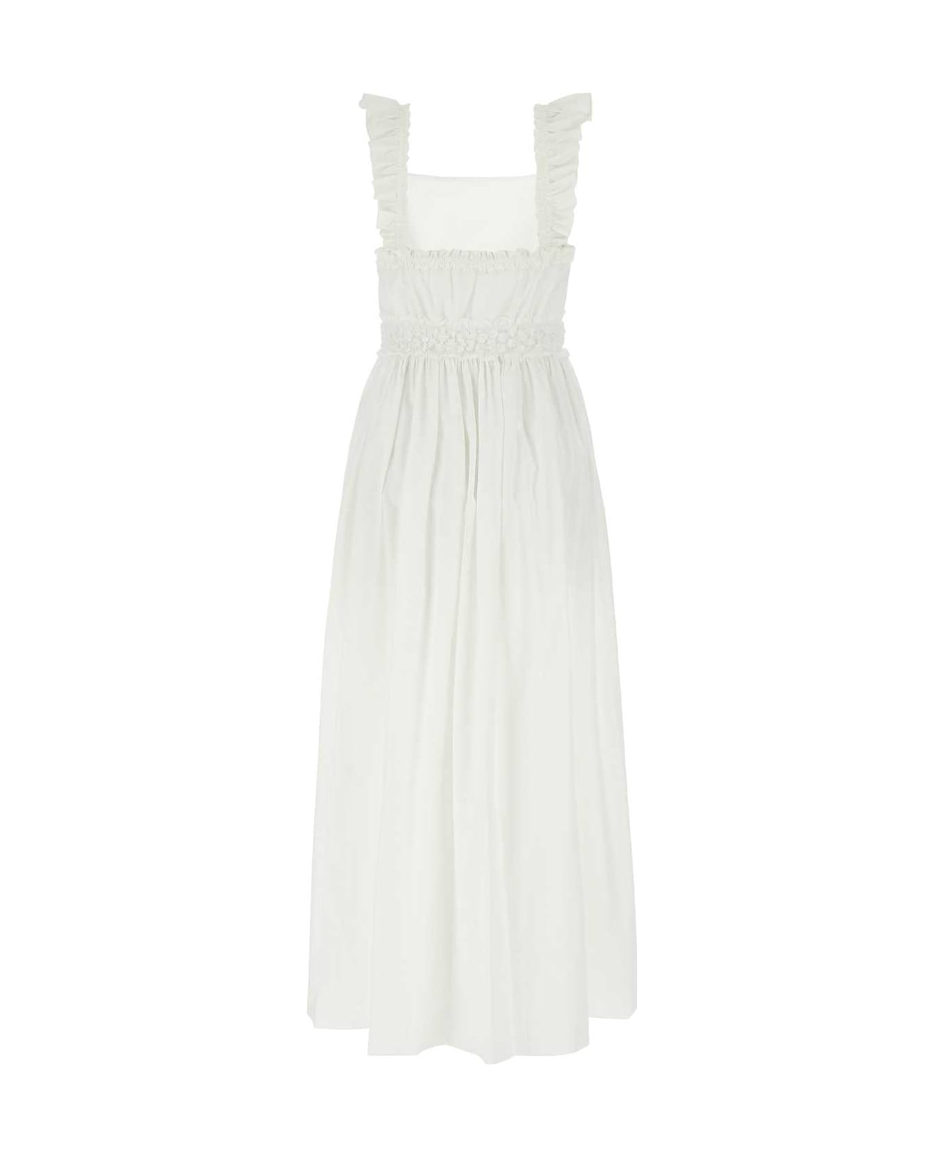 Chloé White Cotton Dress - 101 ワンピース＆ドレス