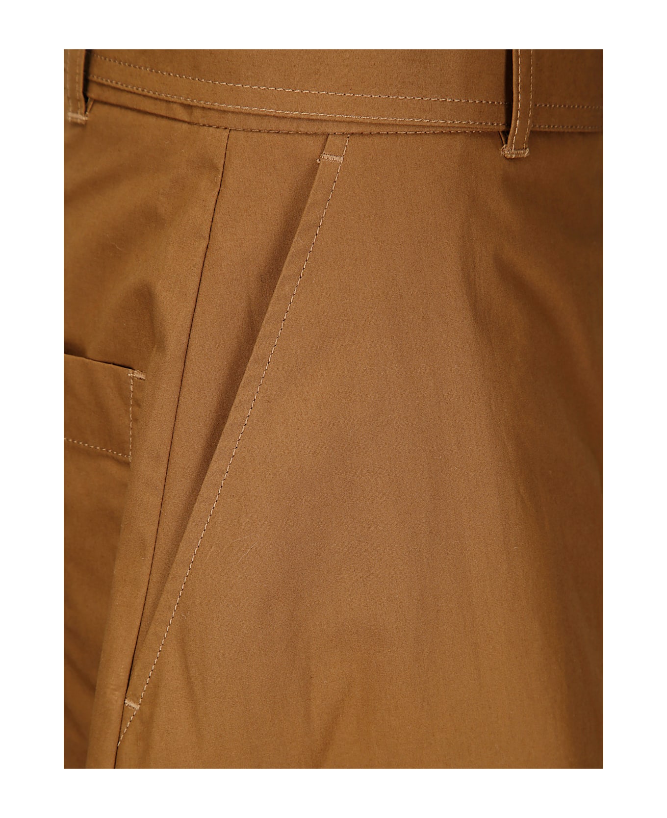 Studio Nicholson Belted Round Leg Pant - ALMOND