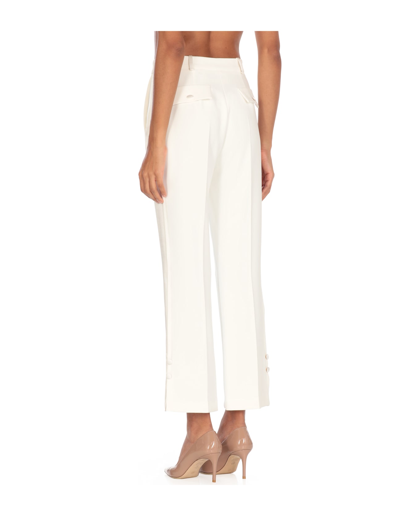 Elisabetta Franchi Pantalone - Ivory