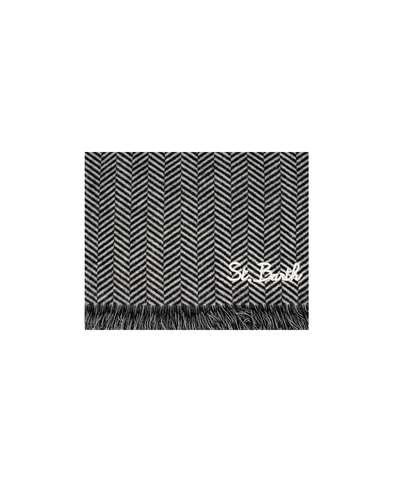 MC2 Saint Barth Scarf - HERRINGBONE 0015 EMB