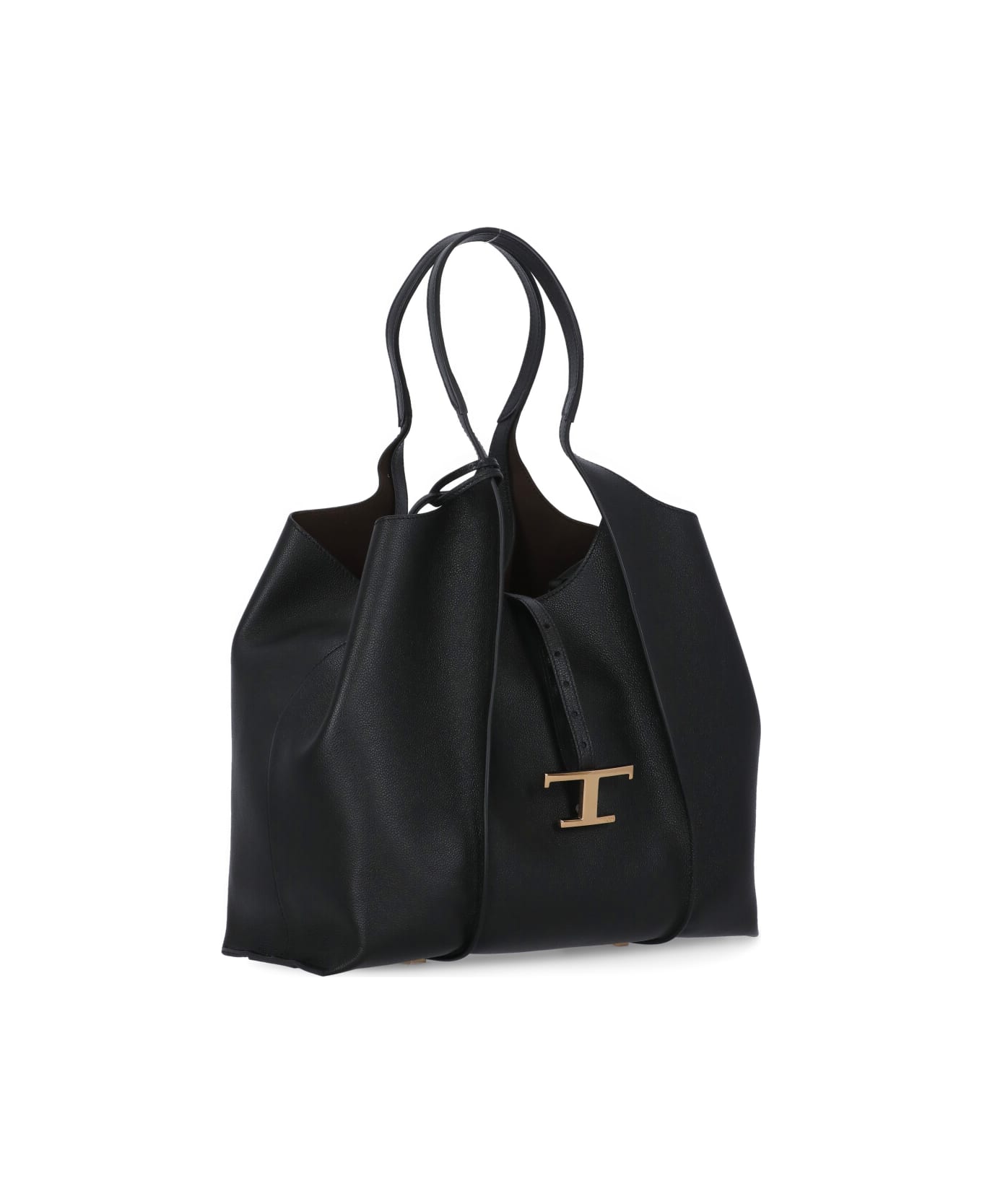 Tod's T-timeless Mini Shopping Bag - Black トートバッグ