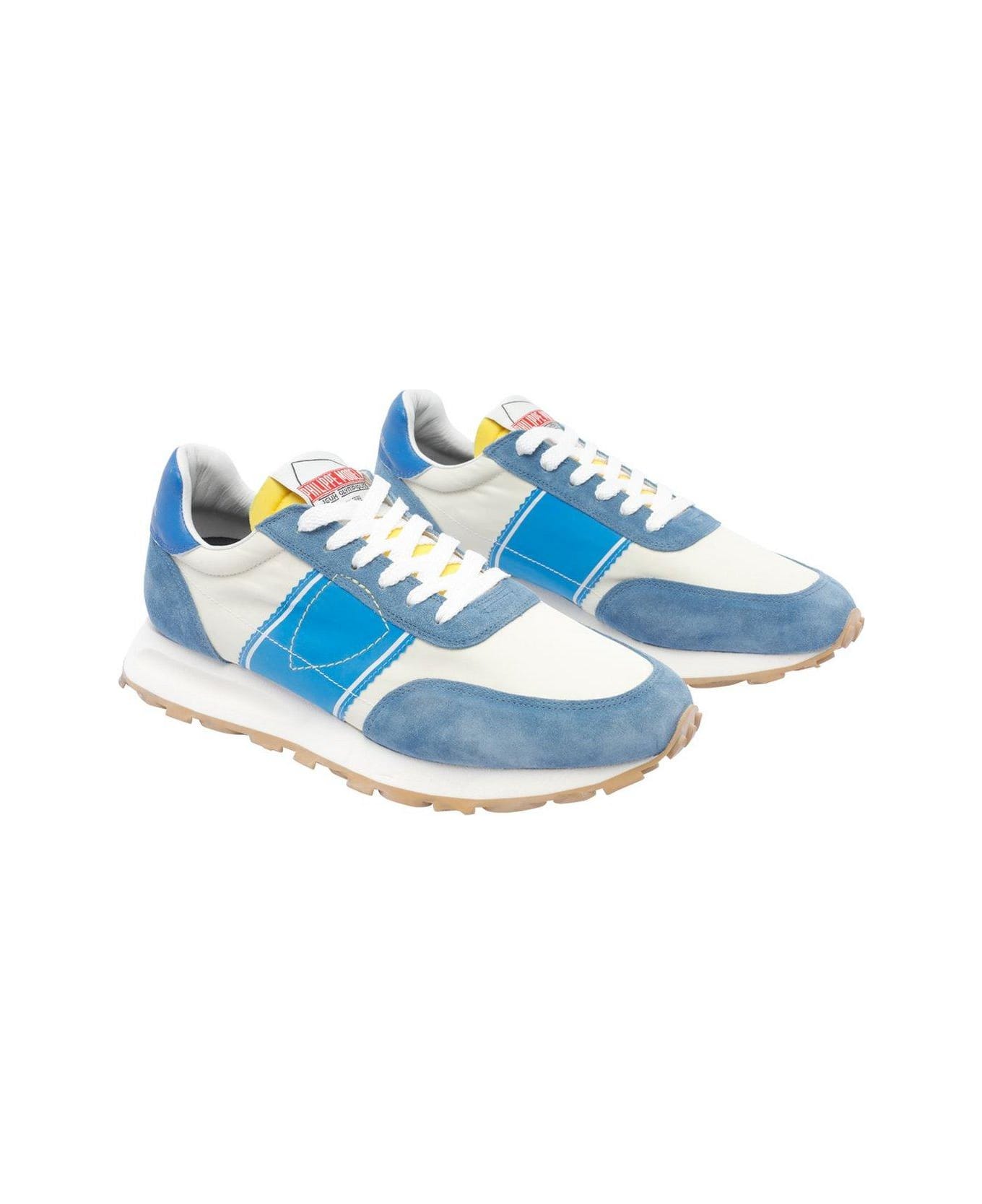 Philippe Model Tour Lace-up Sneakers - BEURRE BLE