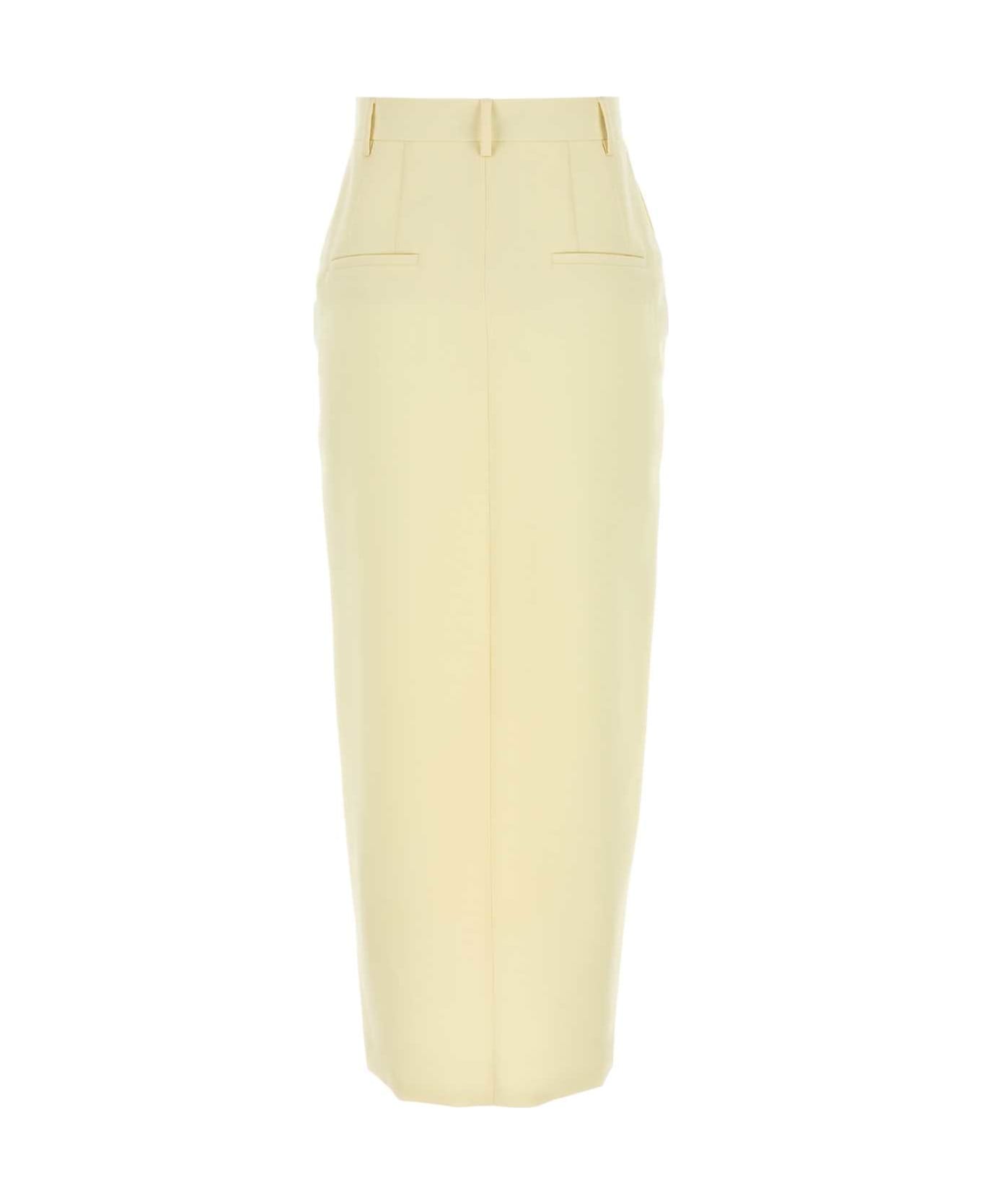 Armarium Pastel Yellow Wool Lula Skirt - LIGHTYELLOW