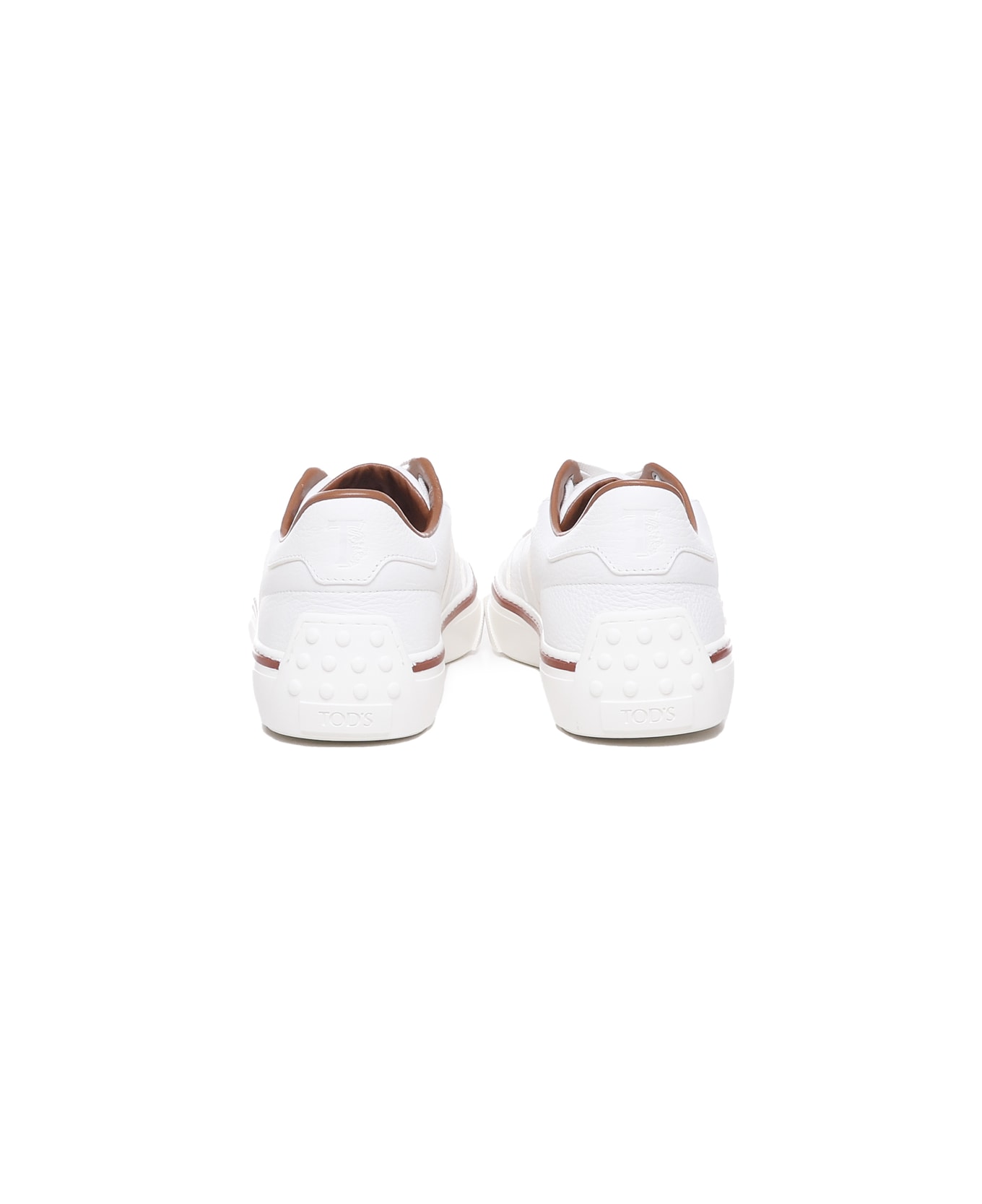 Tod's Sneakers With Embossed Logo - White スニーカー