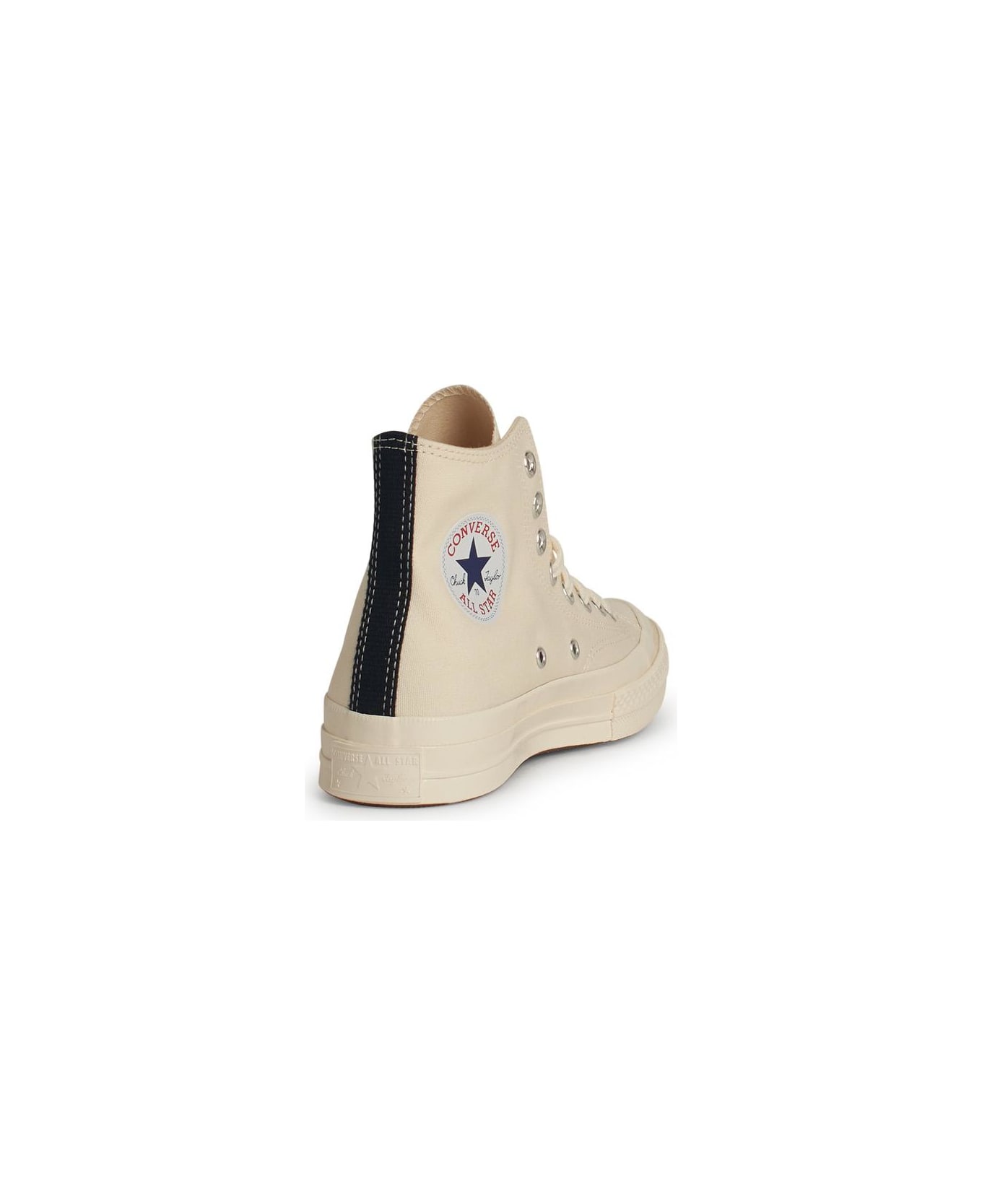 Comme des Garçons Play Beige Tela Sneakers - Beige
