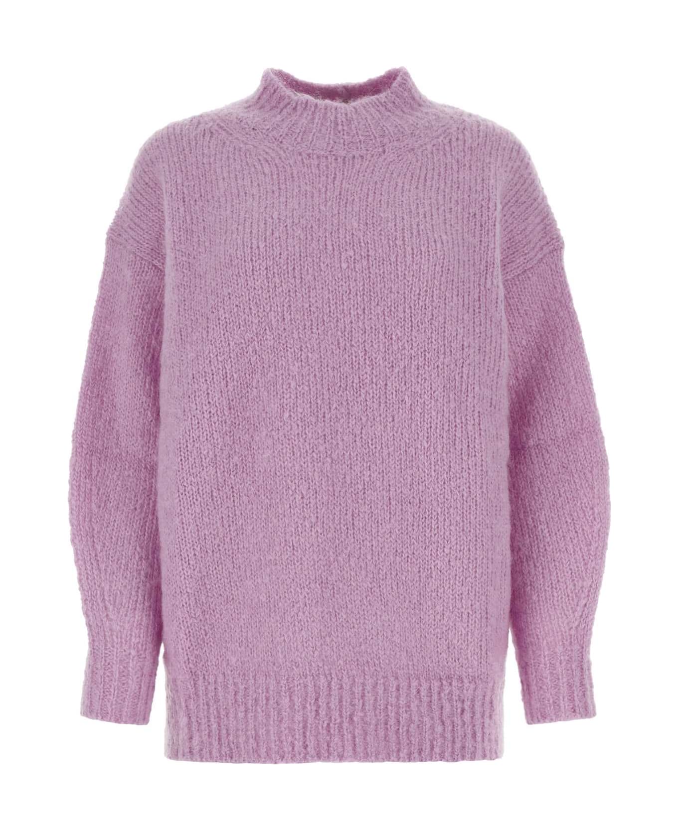 Isabel Marant Lilac Mohair Blend Idol Oversize Sweater - LILAC