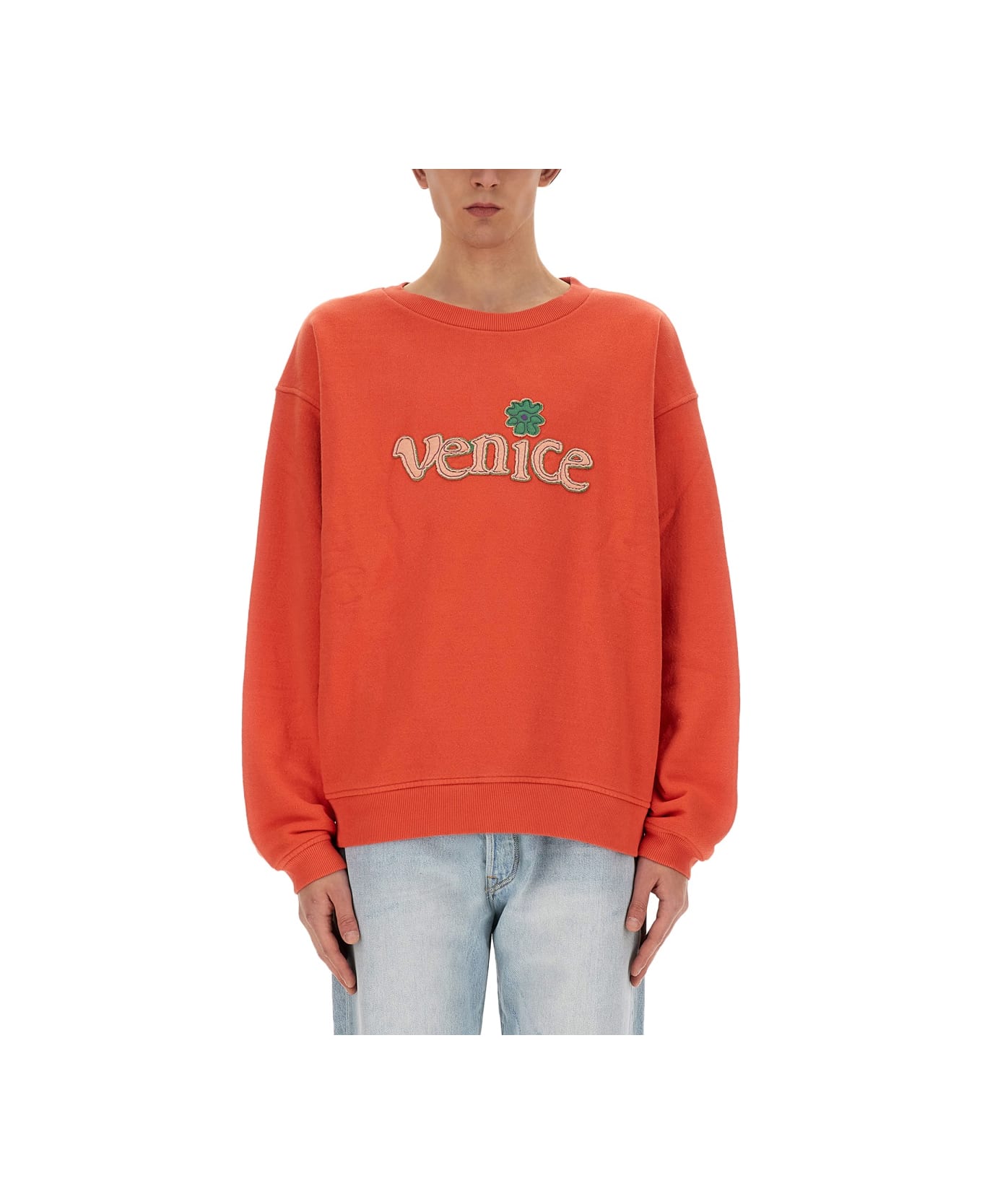 ERL "venice" Sweatshirt - RED フリース