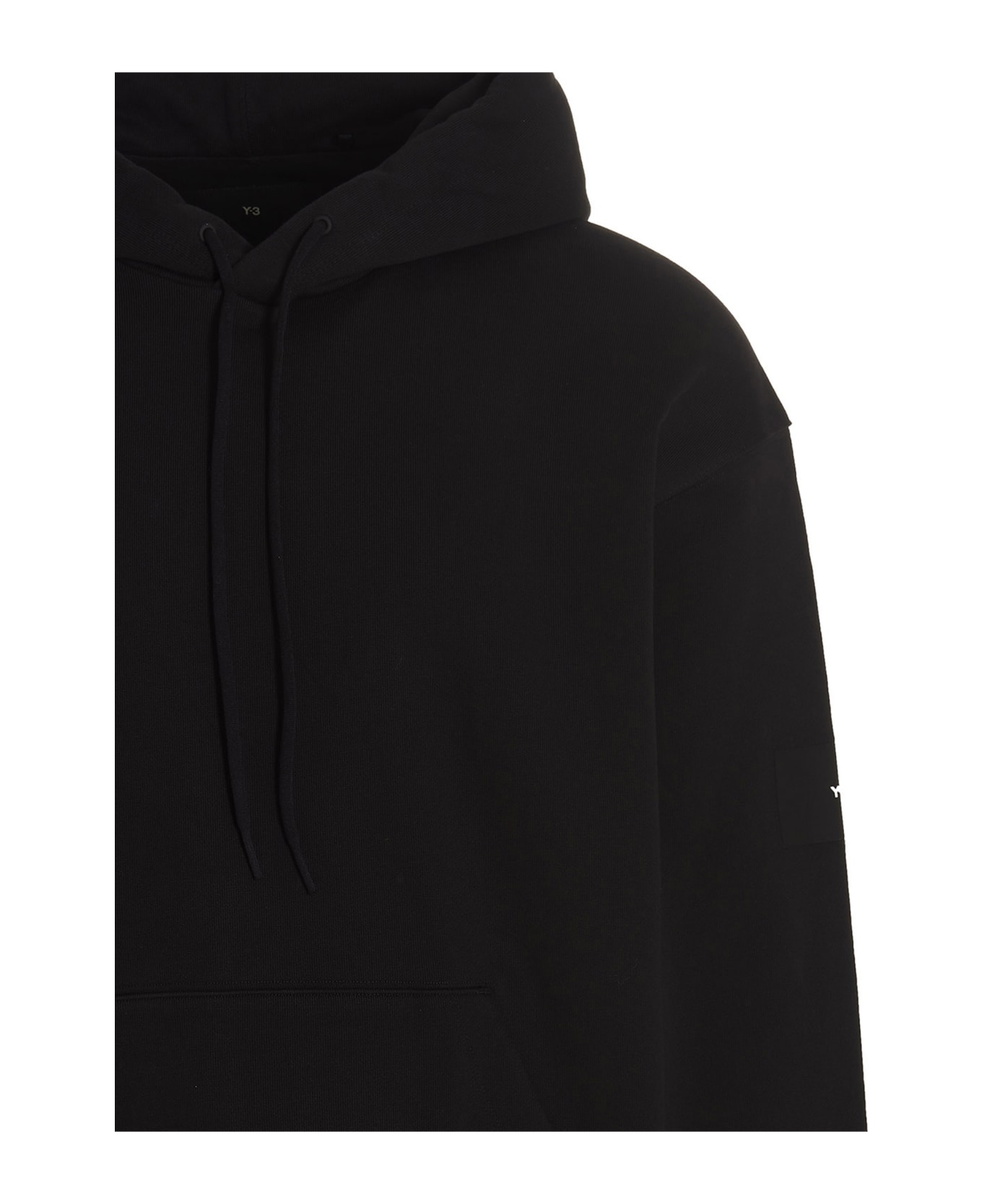 Y-3 Logo Hoodie - Black