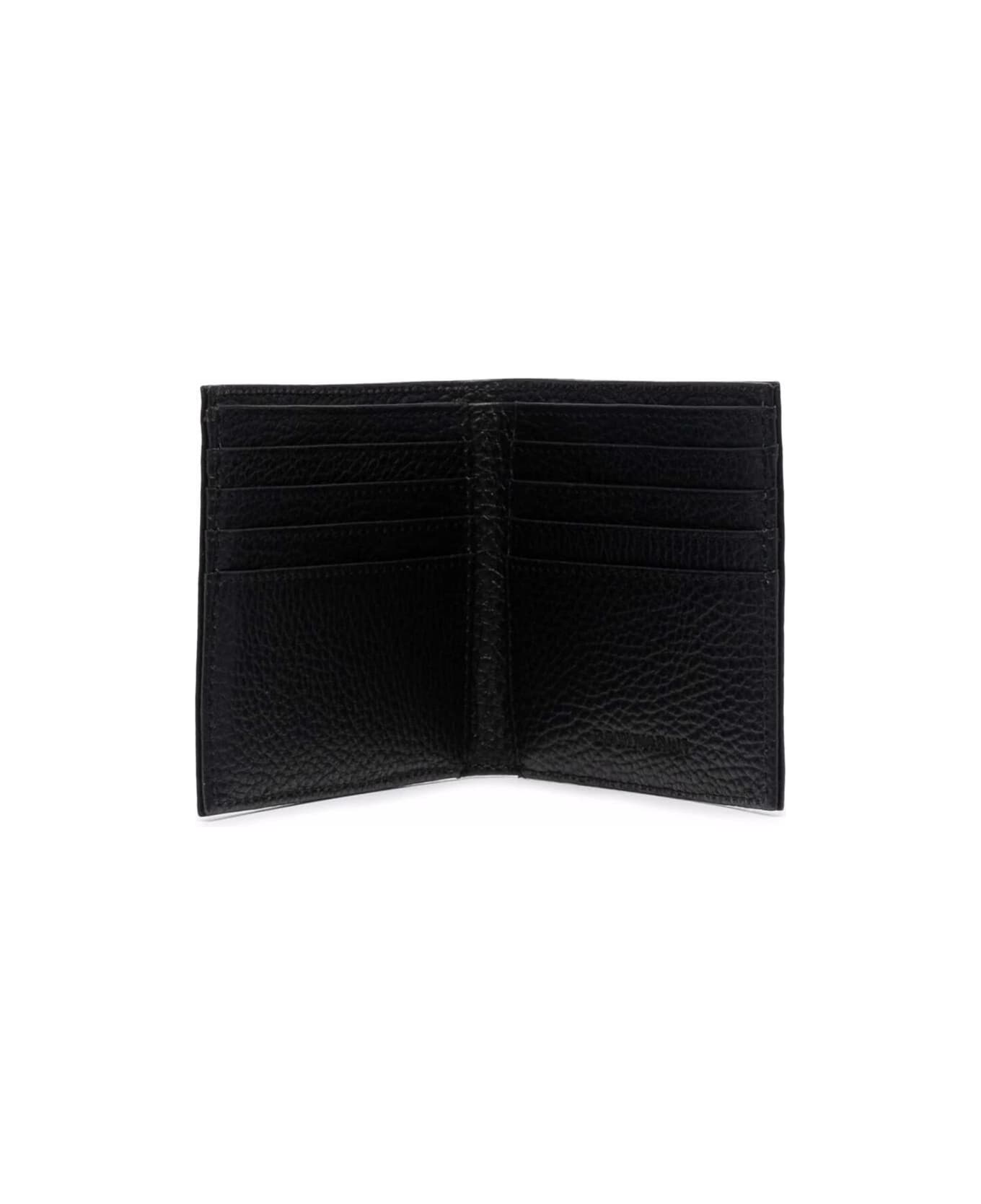 Emporio Armani Bi-fold Wallet - Lt Grey Black