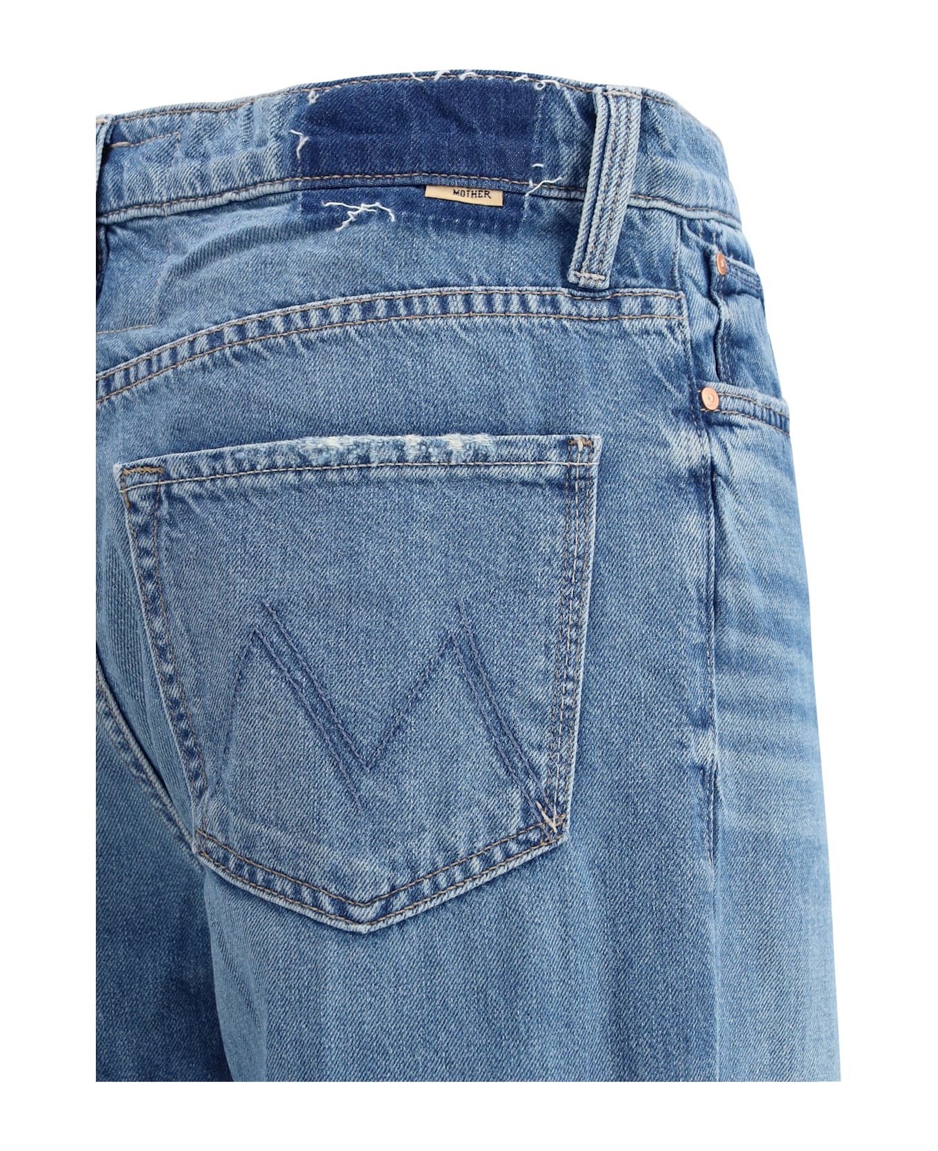 Mother The Dodger Sneak Jeans - Clear Blue