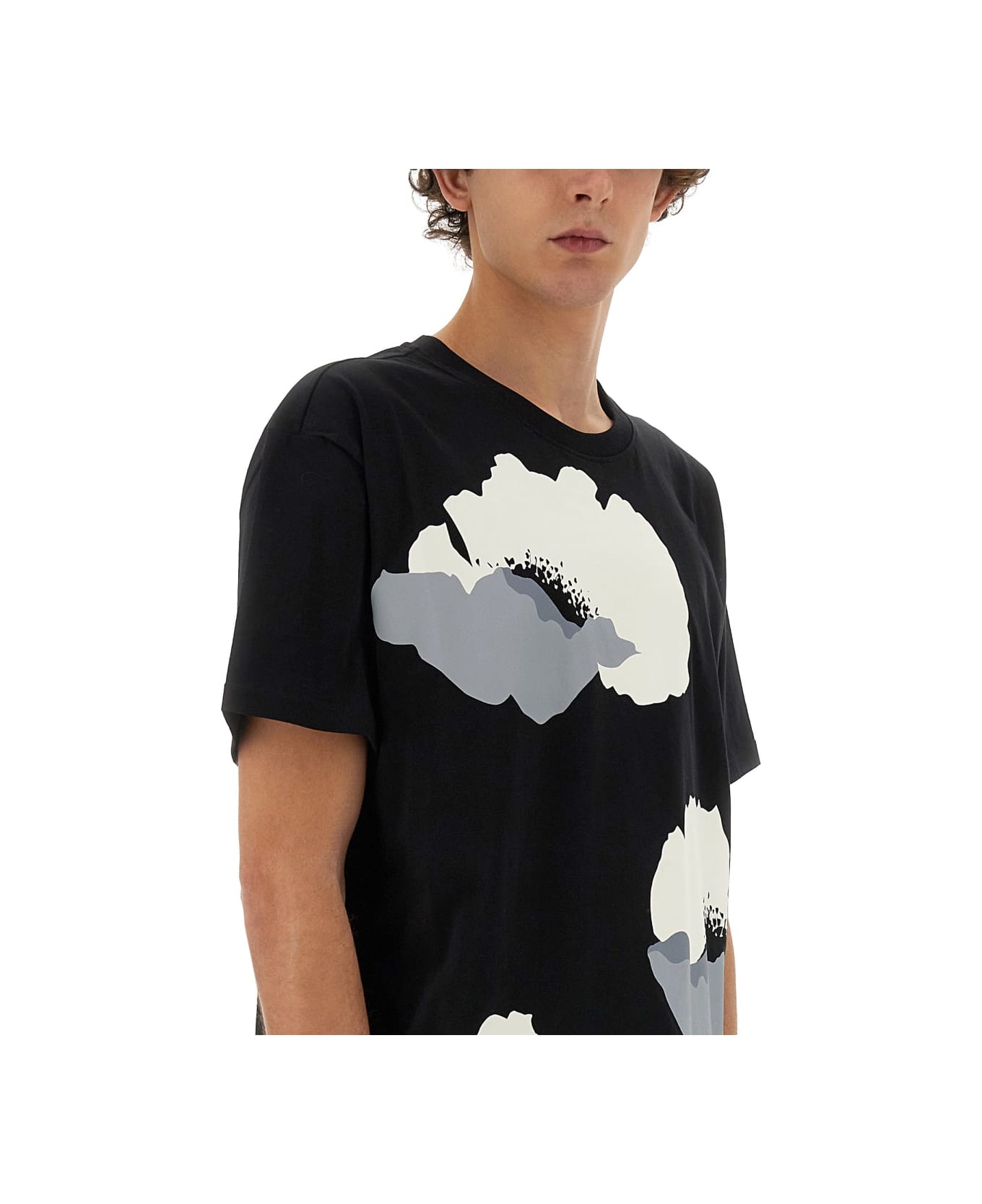 Valentino Cotton T-shirt - BLACK