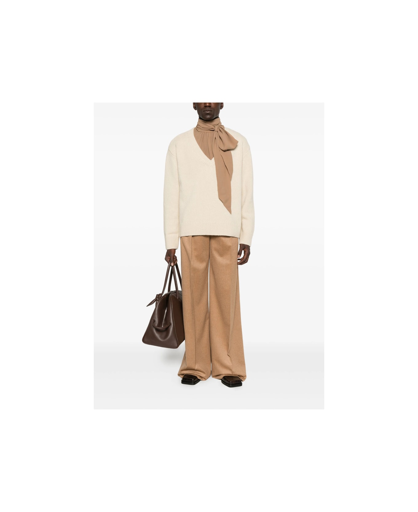 Dries Van Noten Sweater - NEUTRALS ニットウェア
