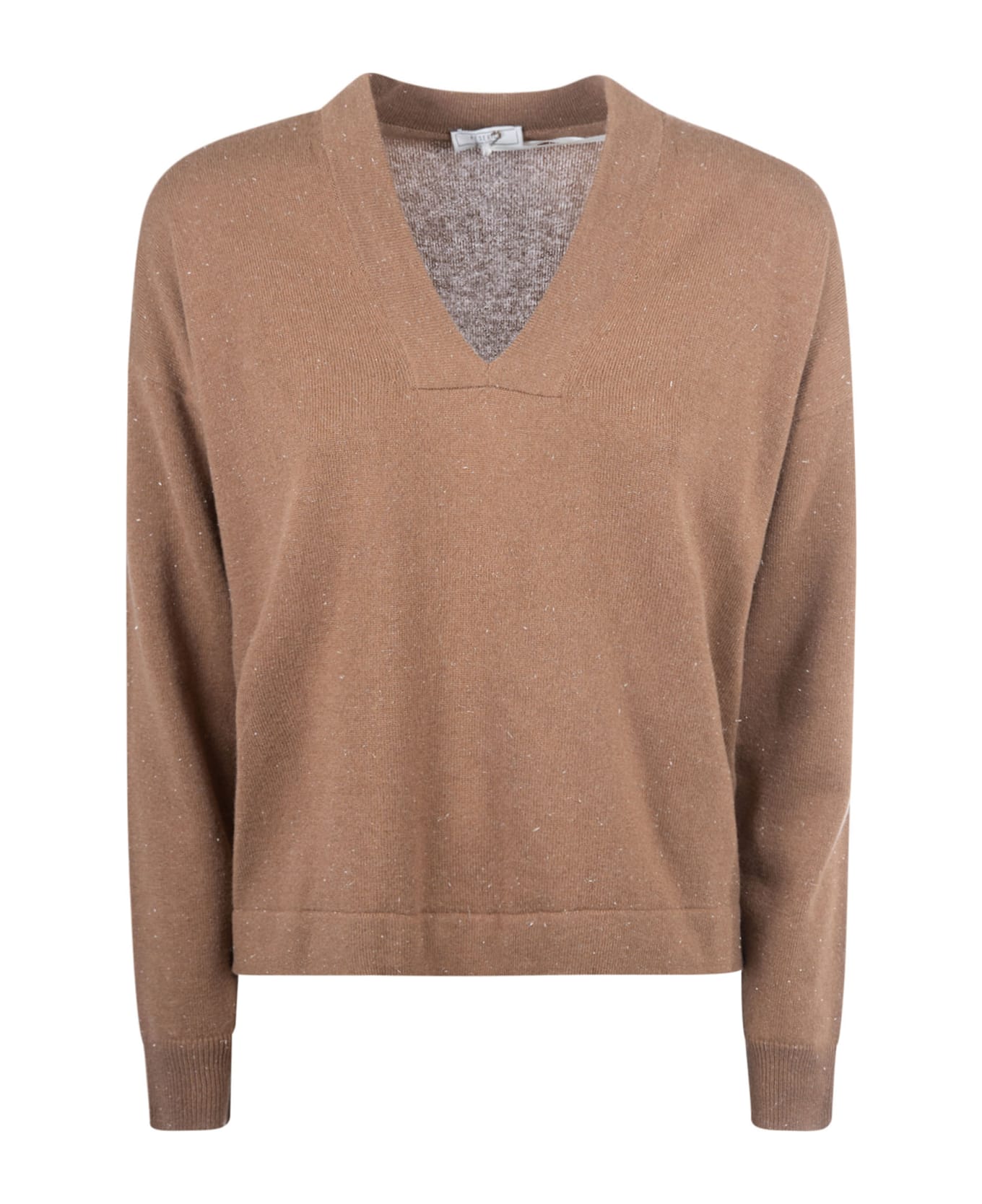 Peserico V-neck Classic Sweater - C