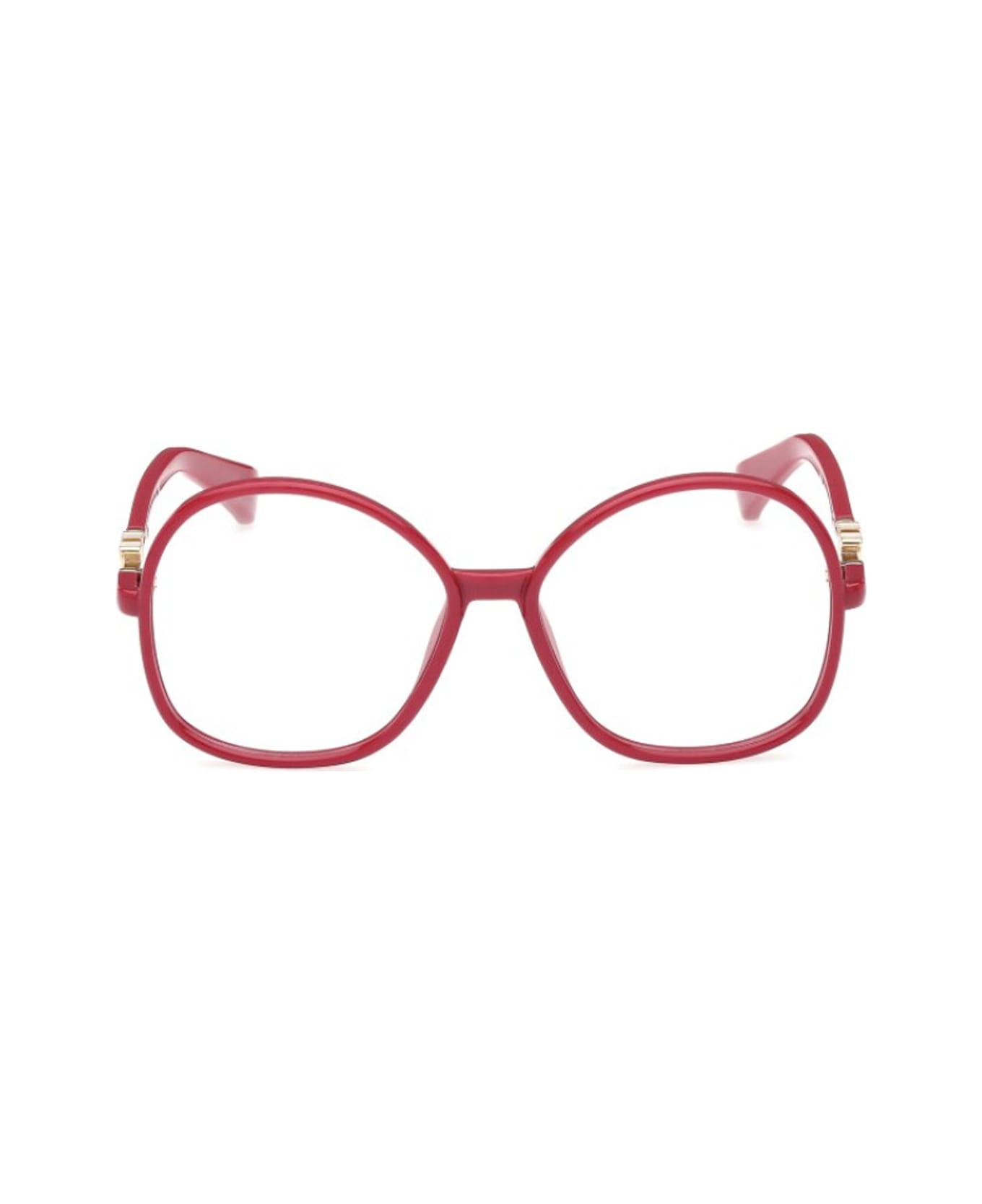 Max Mara Mm5100 075 Glasses - Rosso アイウェア