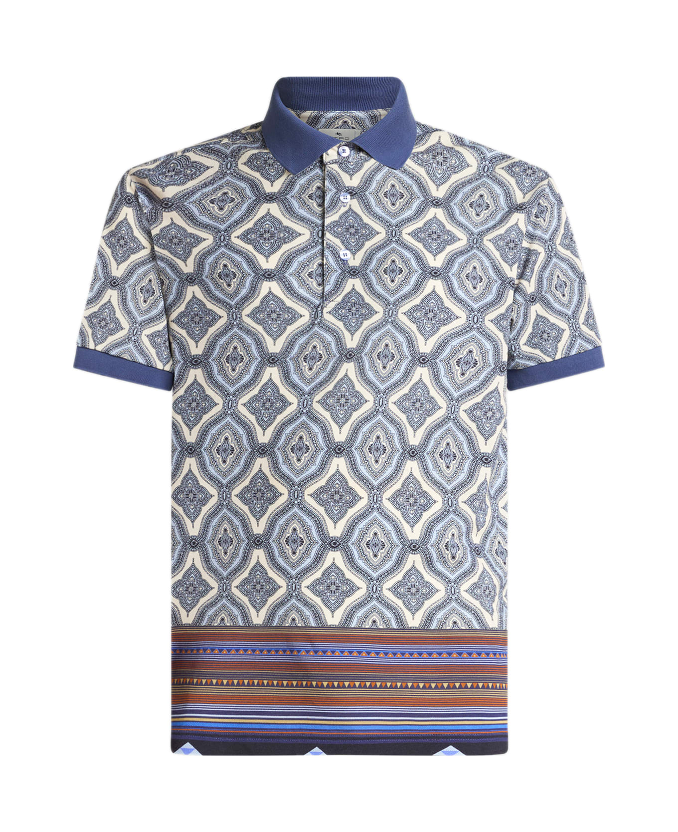 Etro T-shirts And Polos Blue - Clear Blue