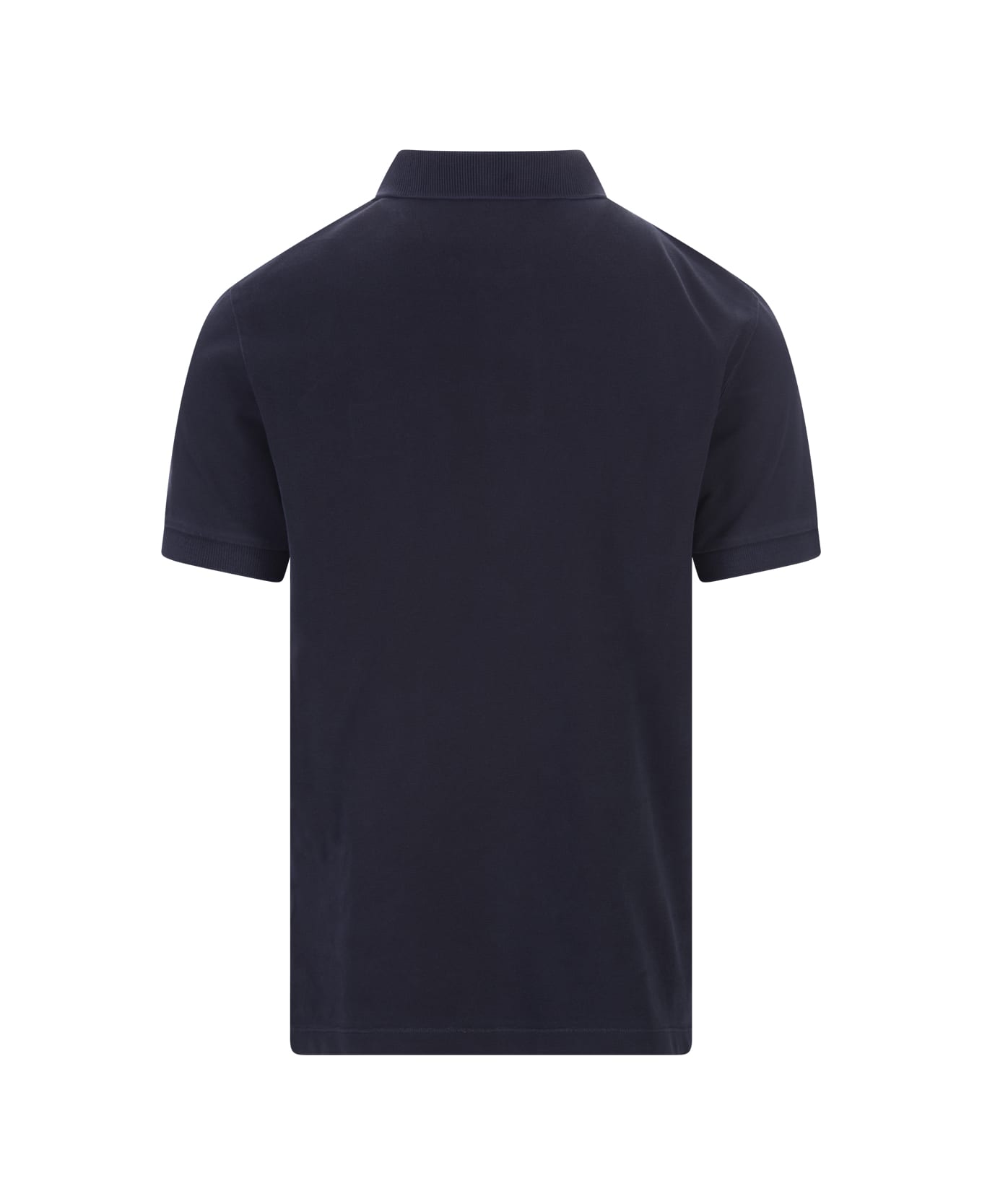 Stone Island Navy Blue Pigment Dyed Slim Fit Polo Shirt - Blu