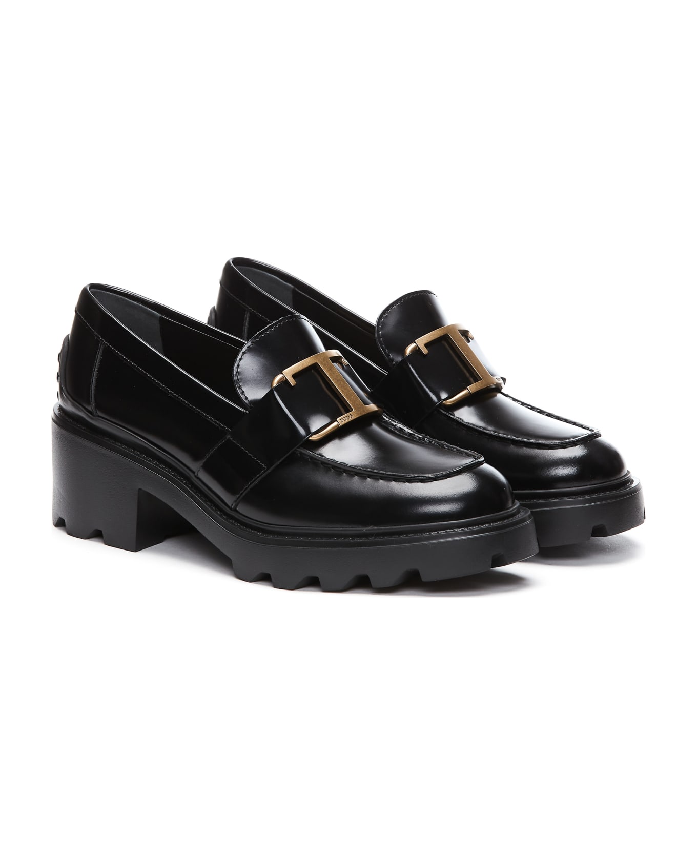 Tod's Leather Loafers - Black