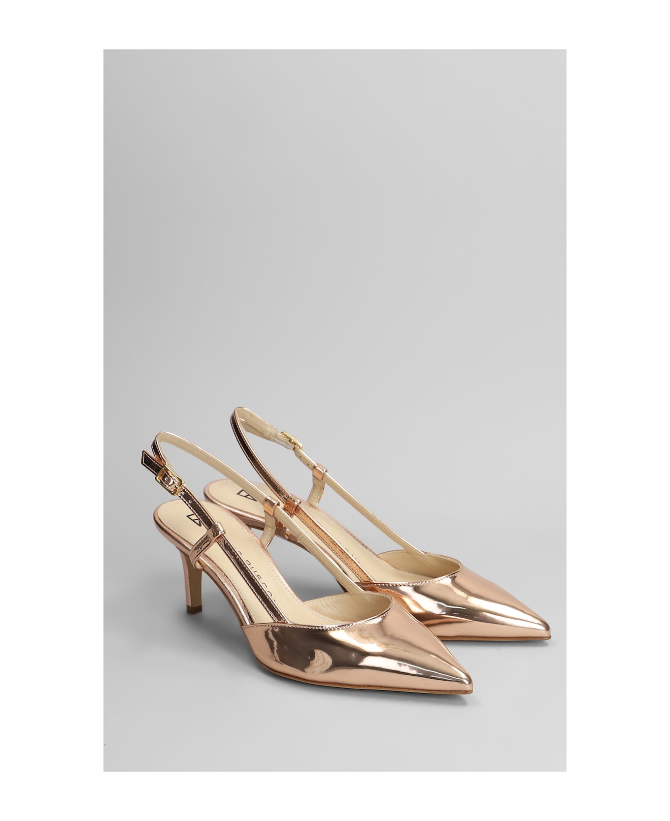 Fabio Rusconi Pumps In Copper Leather - copper