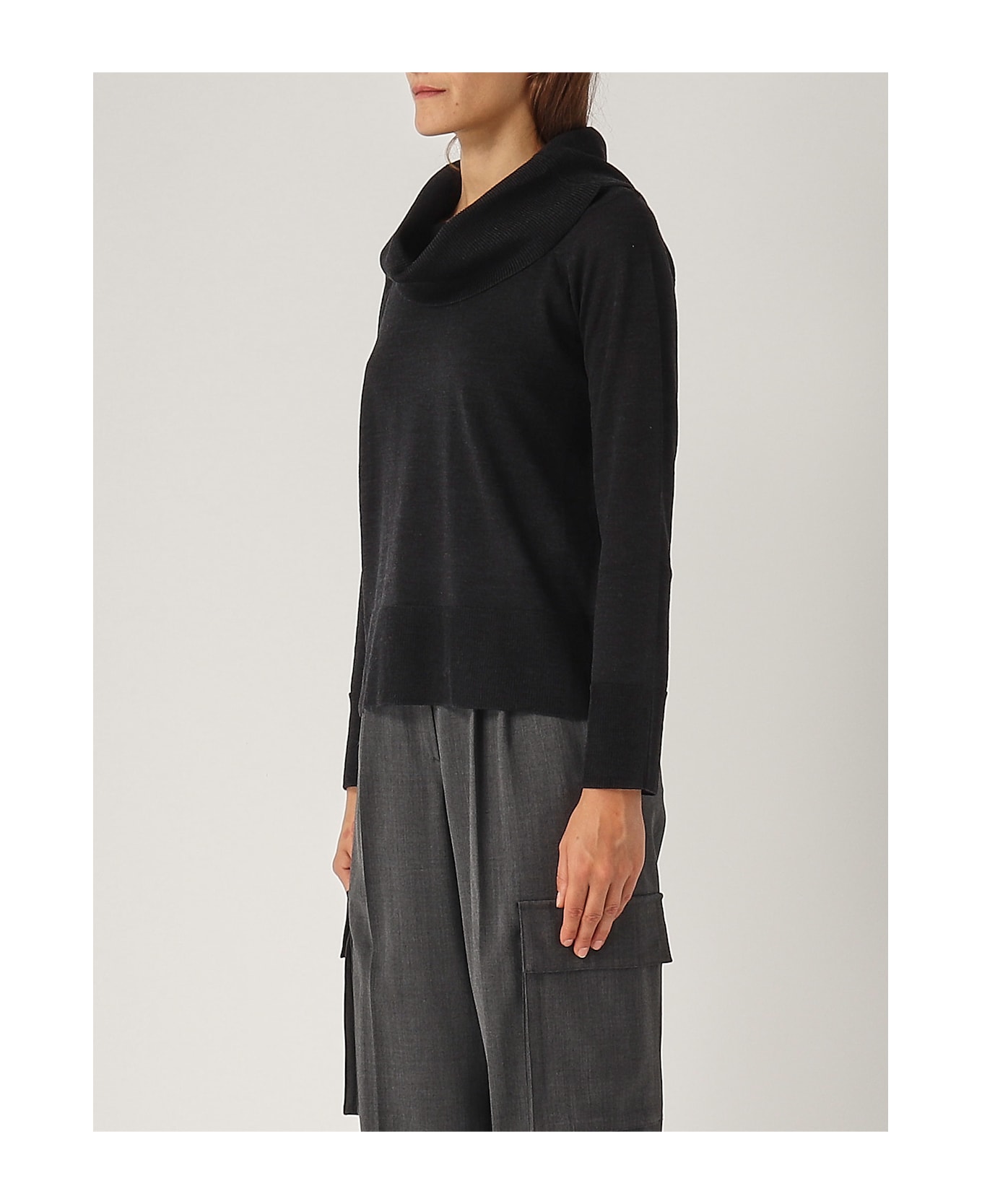 Max Mara Rivetto Sweater - ANTRACITE