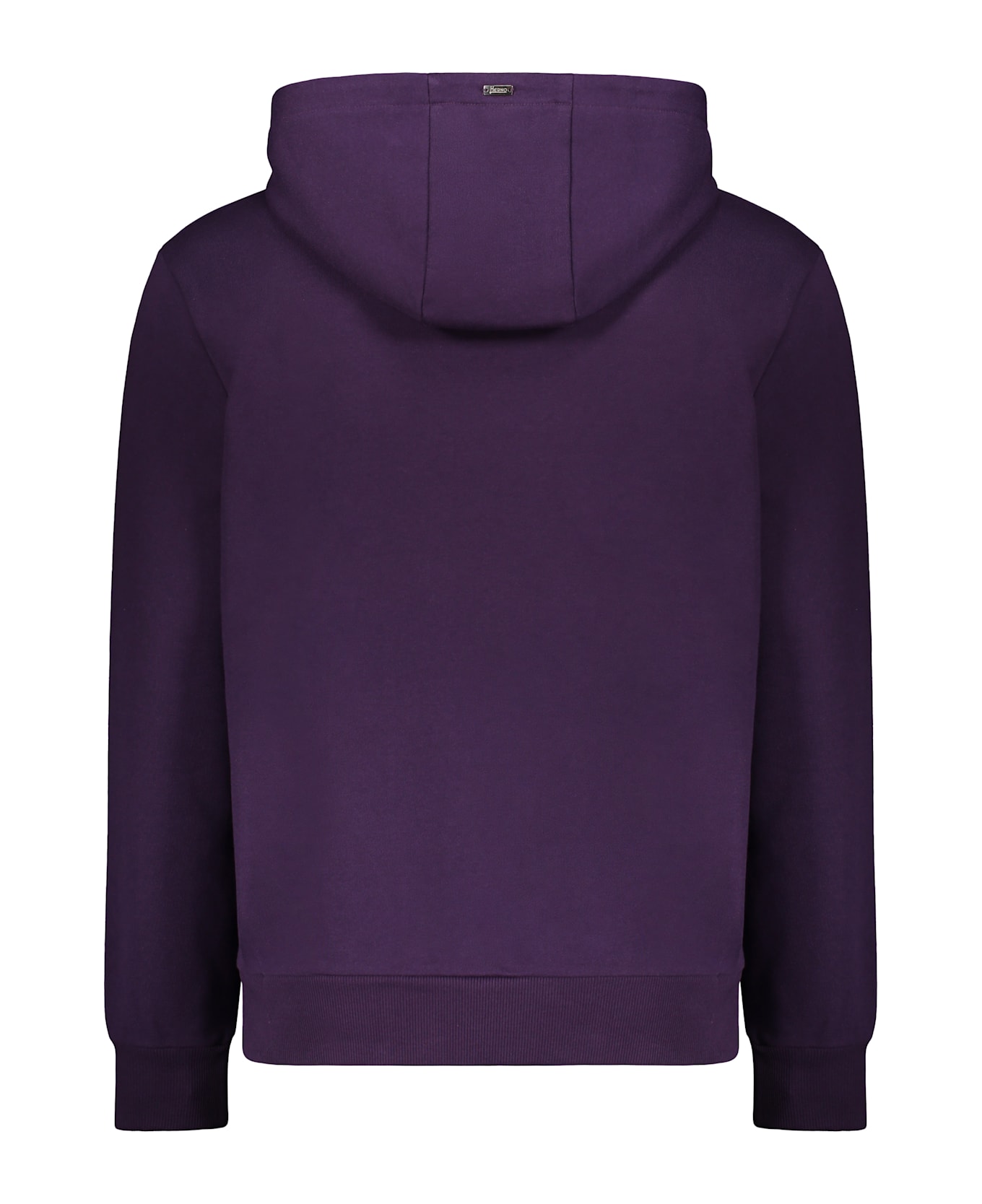 Herno Hooded Sweatshirt - purple