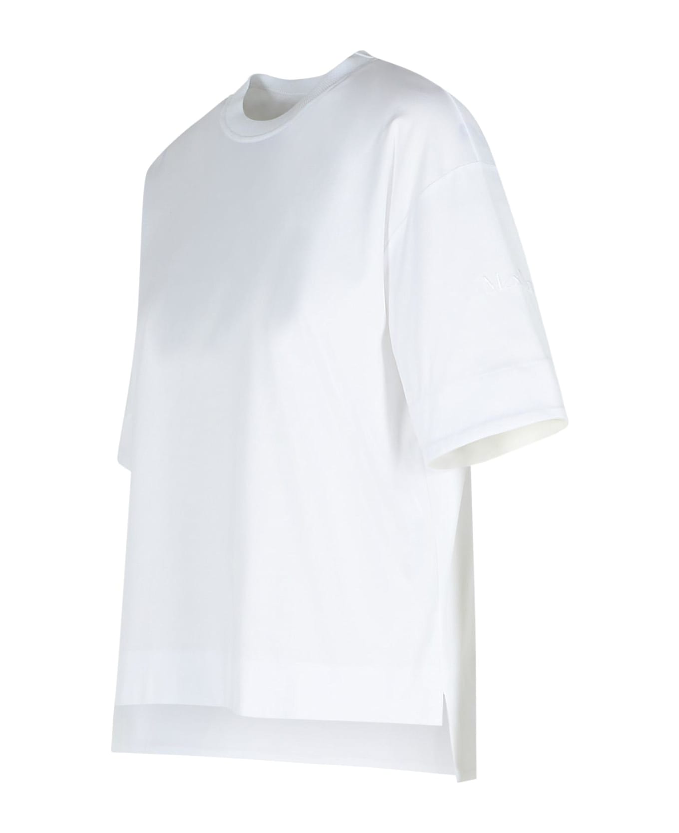 Max Mara 'estella' White Cotton T-shirt - White