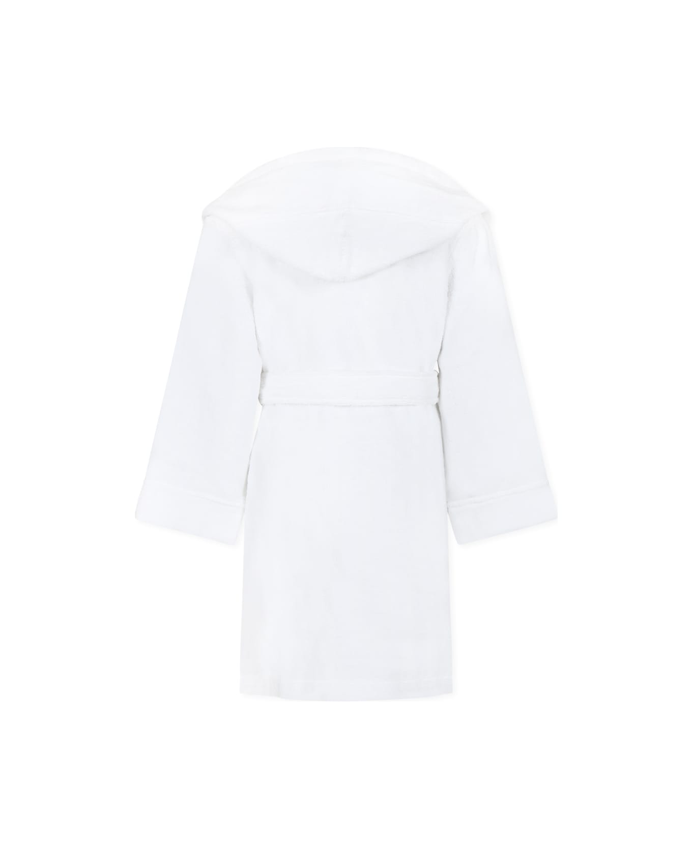 Ralph Lauren White Bathrobe For Kids - White