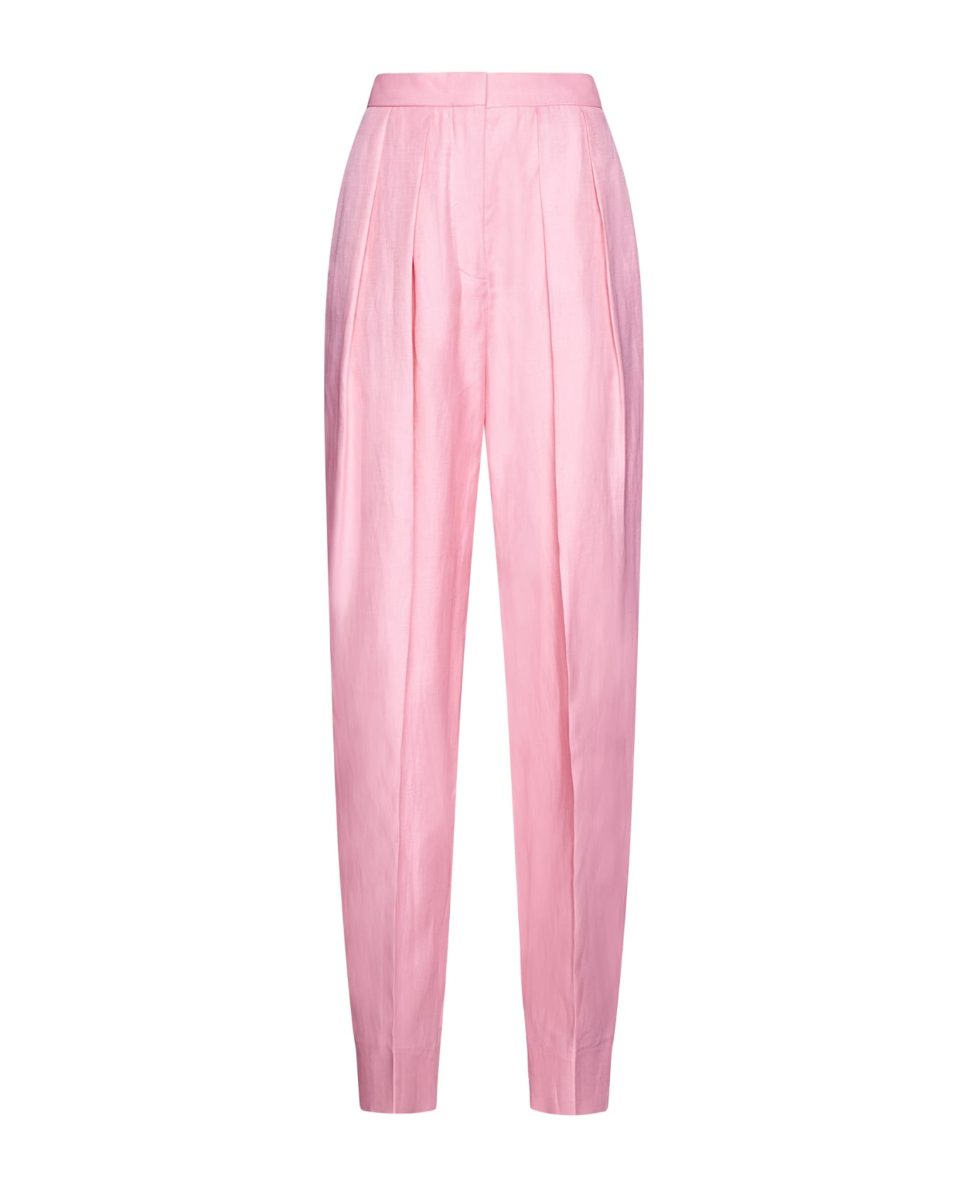 Stella McCartney Pleated Trousers - HIBISCUS (Pink)