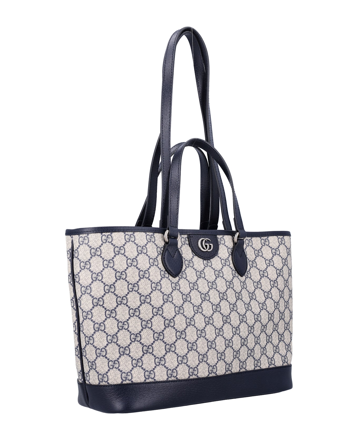 Gucci Ophidia Medium Tote Bag - BEIGE BLUE