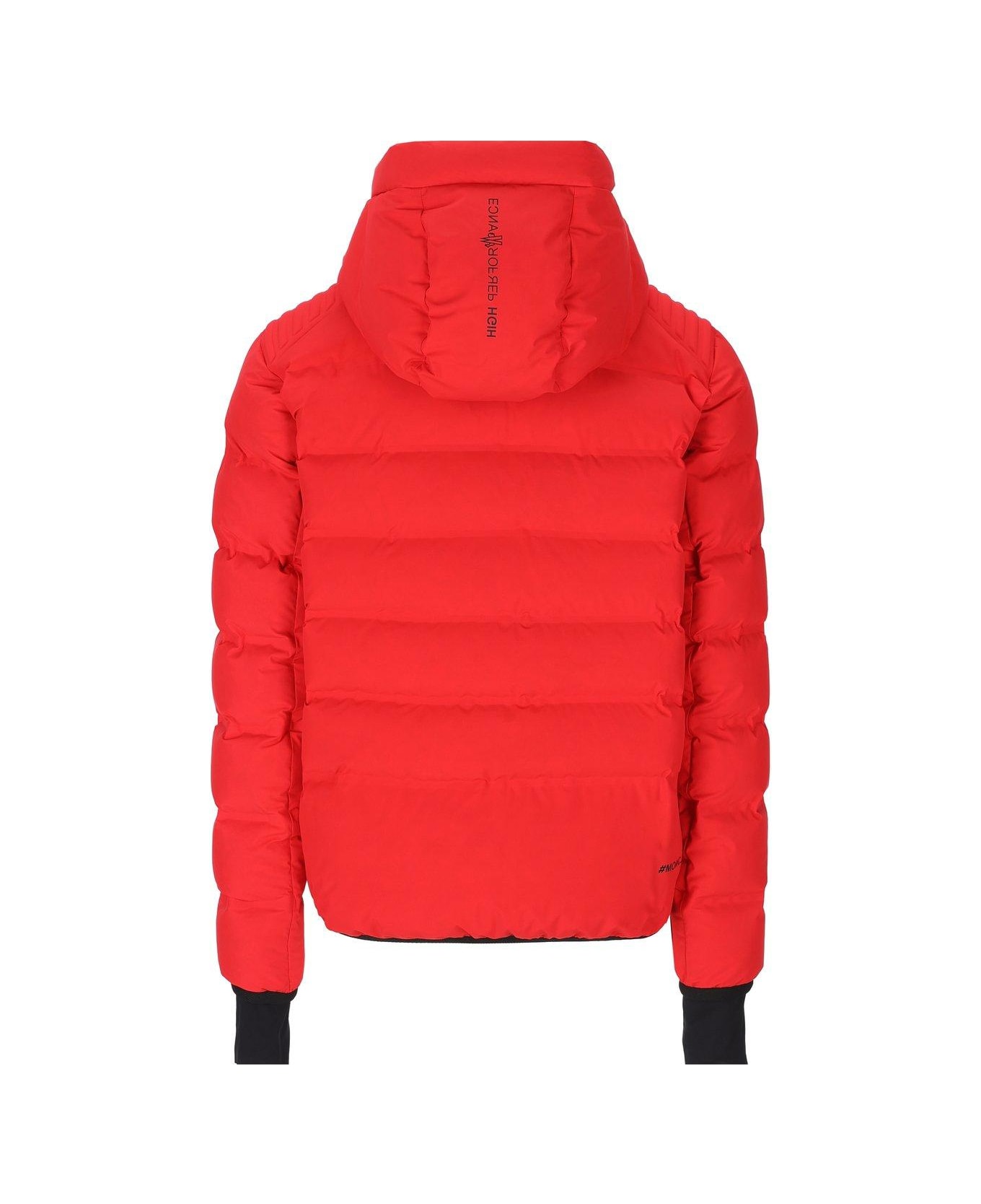 Moncler Grenoble Red Lagorai Short Down Jacket - Red