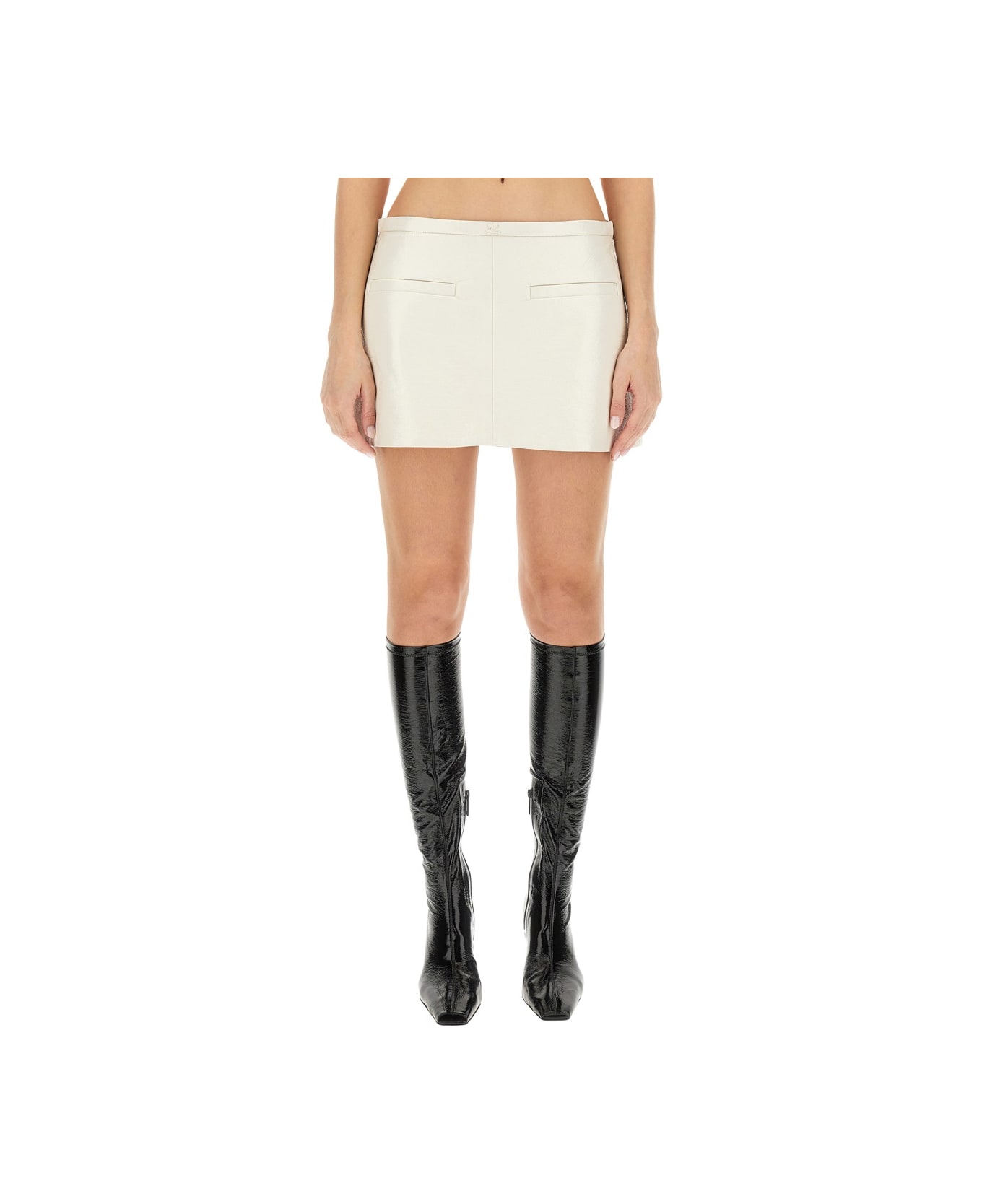 Courrèges Mini Skirt - WHITE