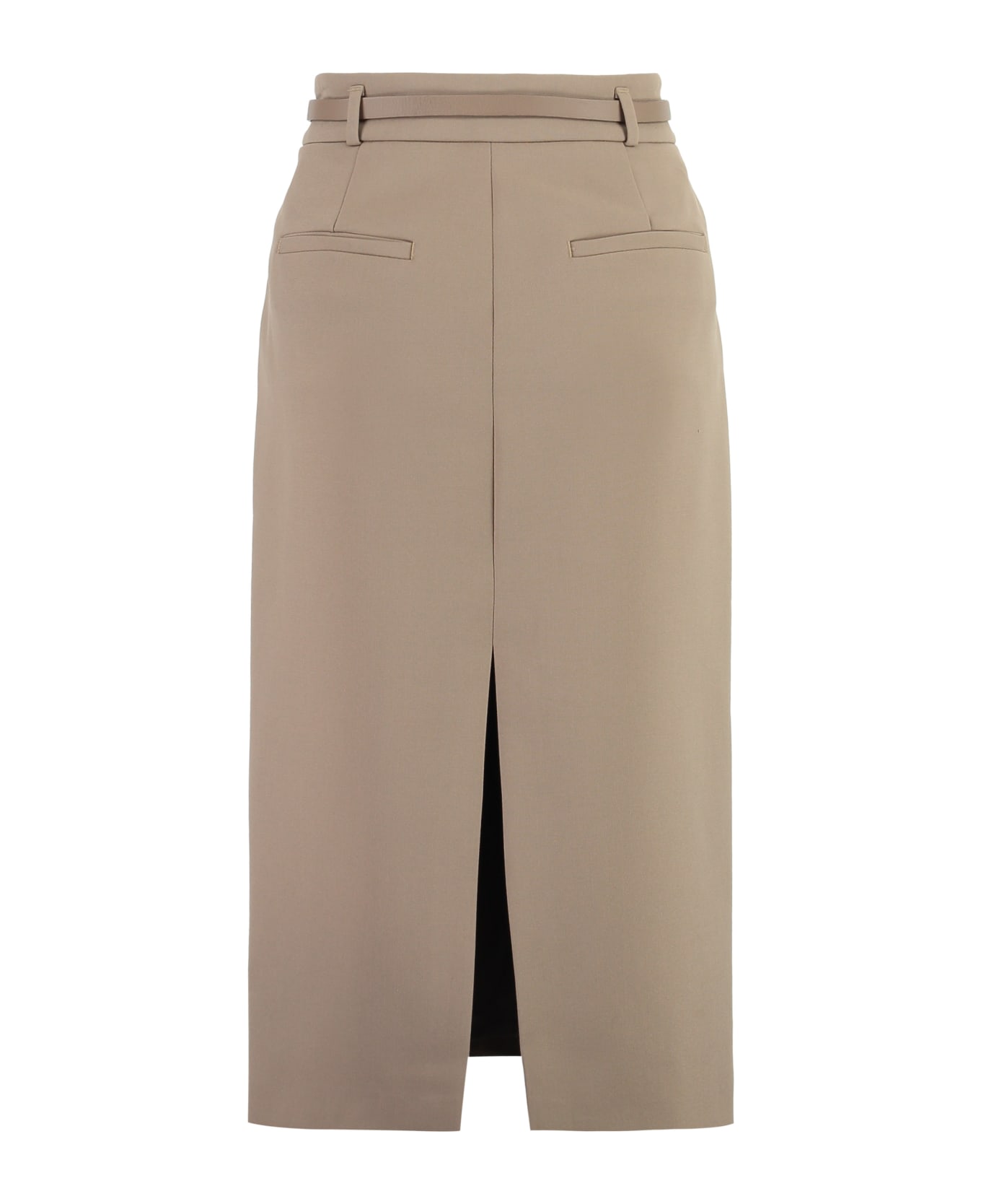 Peserico Stretch Pencil Skirt - Beige スカート