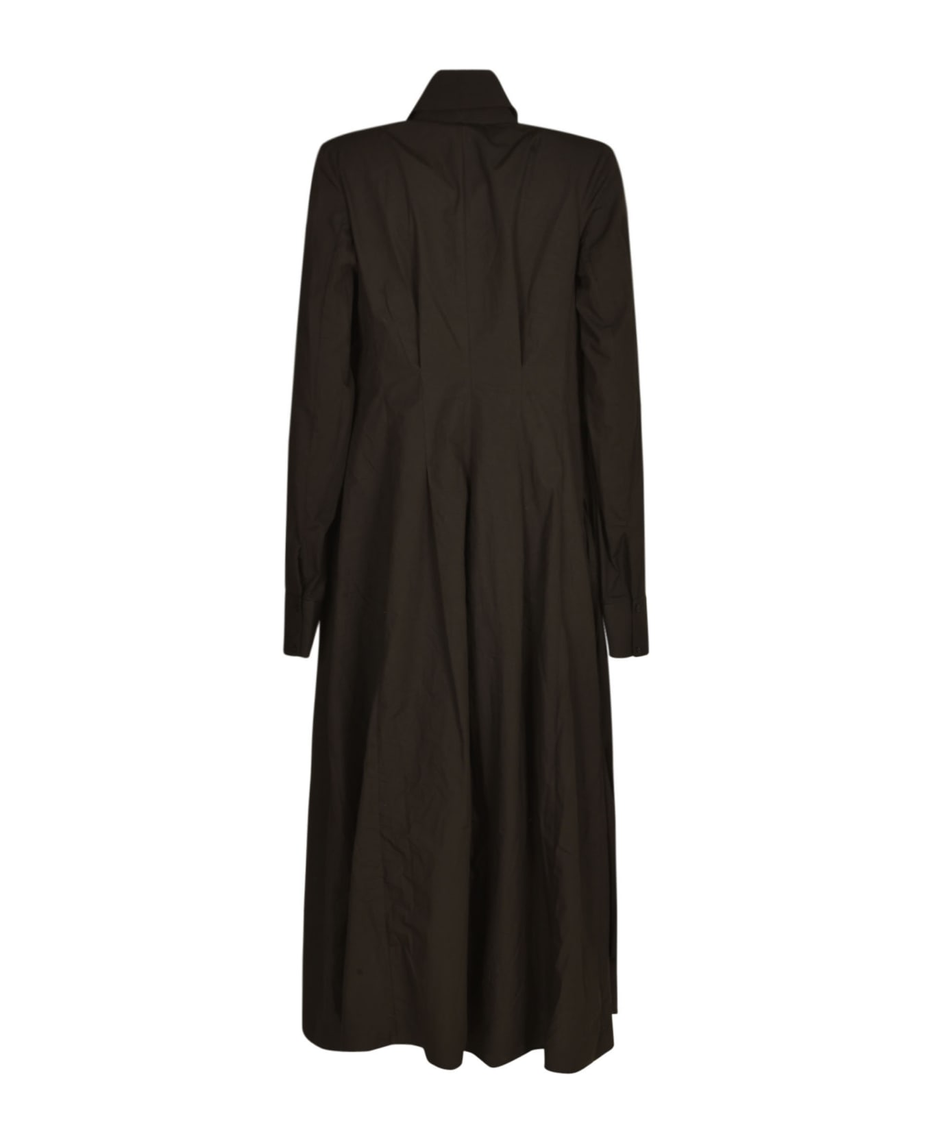 Marc Le Bihan Loose-fit Asymmetric Shirt Dress - Black