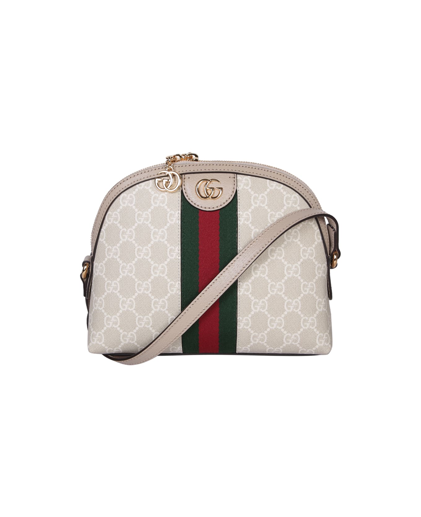 Gucci Ophidia Small Shoulder Bag - Beige