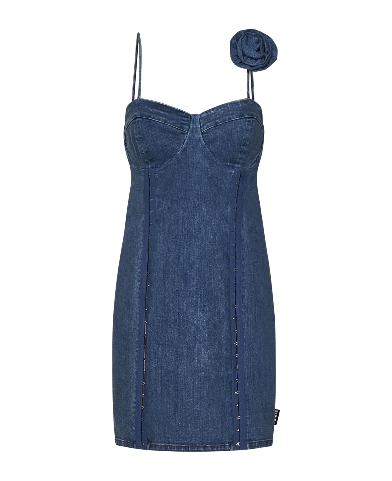 Rotate by Birger Christensen Rotate Birger Christensen Mini Dress - Blue ワンピース＆ドレス