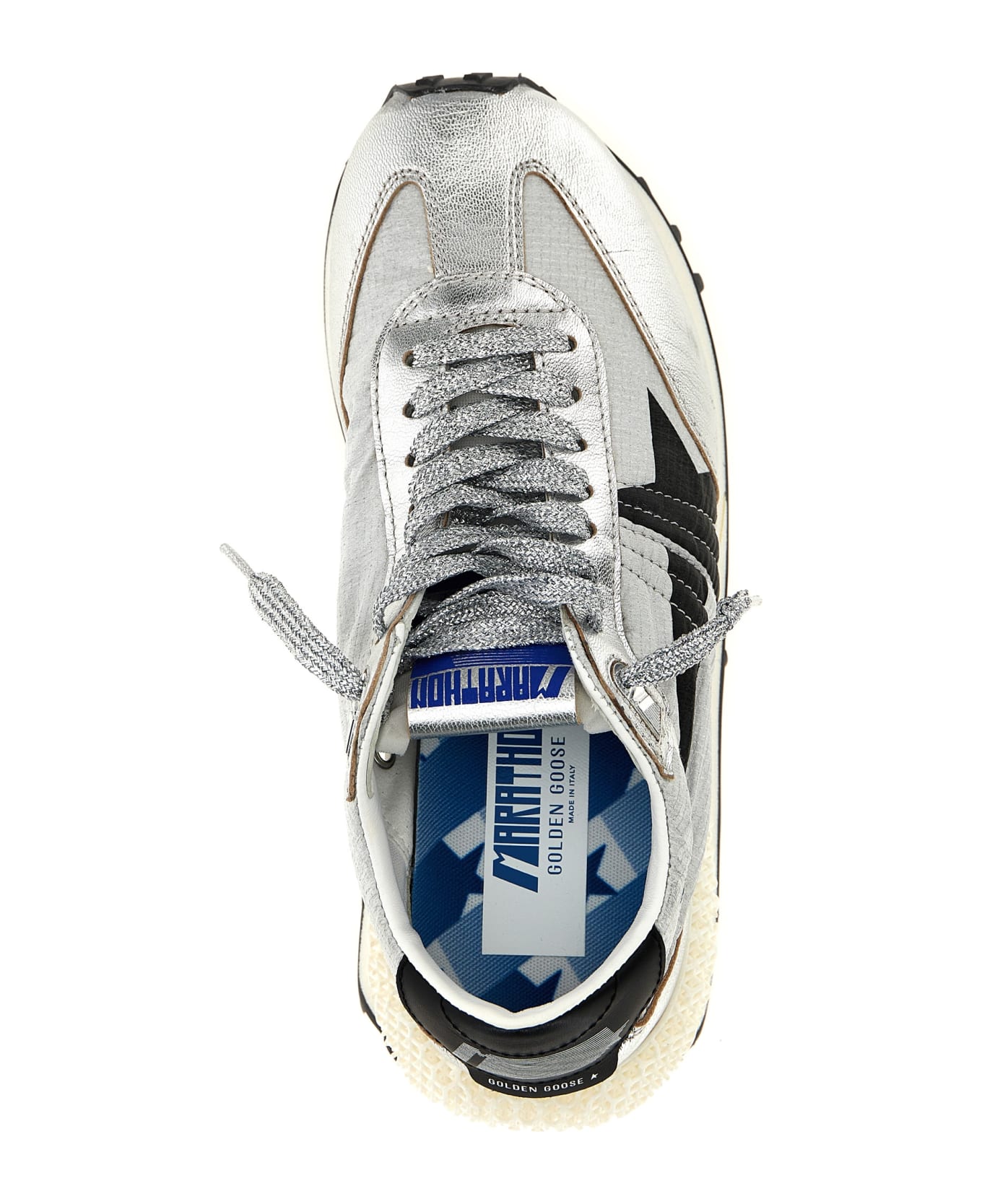 Golden Goose Running Marathon M2000 Sneakers - Silver